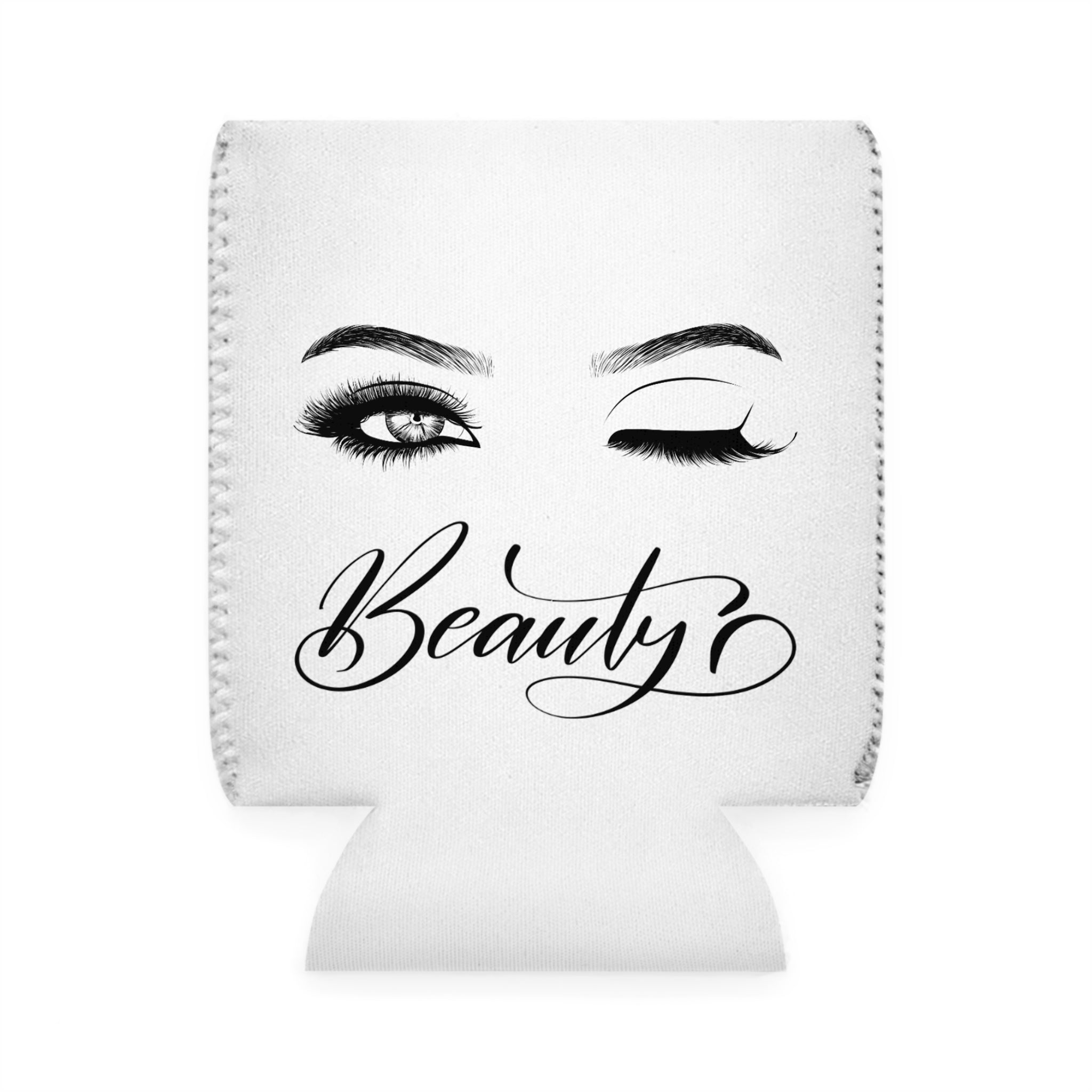 Stylish Can Cooler Sleeve, Party Fun Drink Accessory, Gift for Her, Queen and Beauty Designs, Summer Events, Outdoor Parties, Barbecues