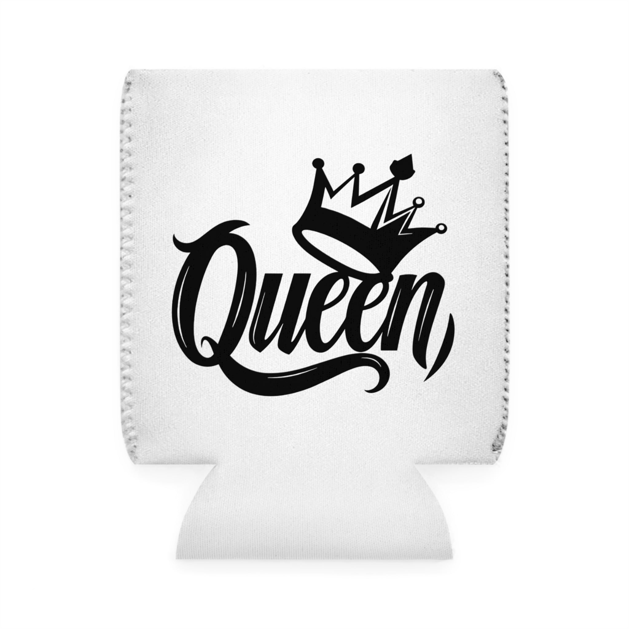 Stylish Can Cooler Sleeve, Party Fun Drink Accessory, Gift for Her, Queen and Beauty Designs, Summer Events, Outdoor Parties, Barbecues