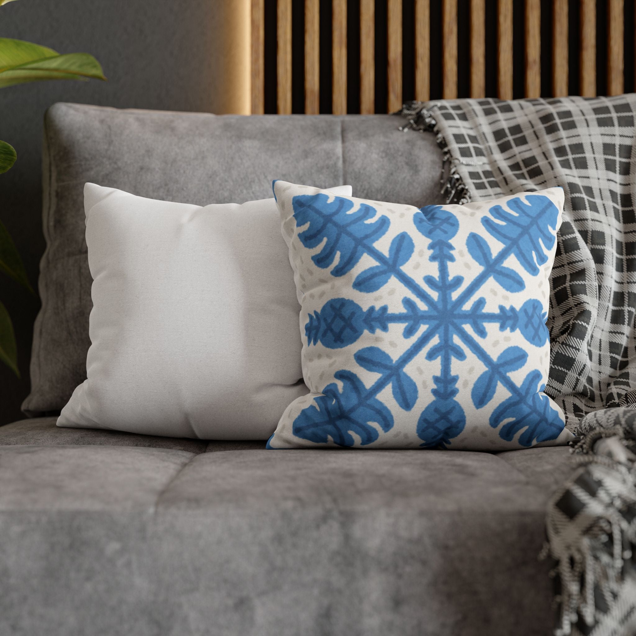 Tropical Vibes Pillowcase: Cozy Decor for Home, Beach House, Family Gatherings, Holiday Gifts, Winter Decor