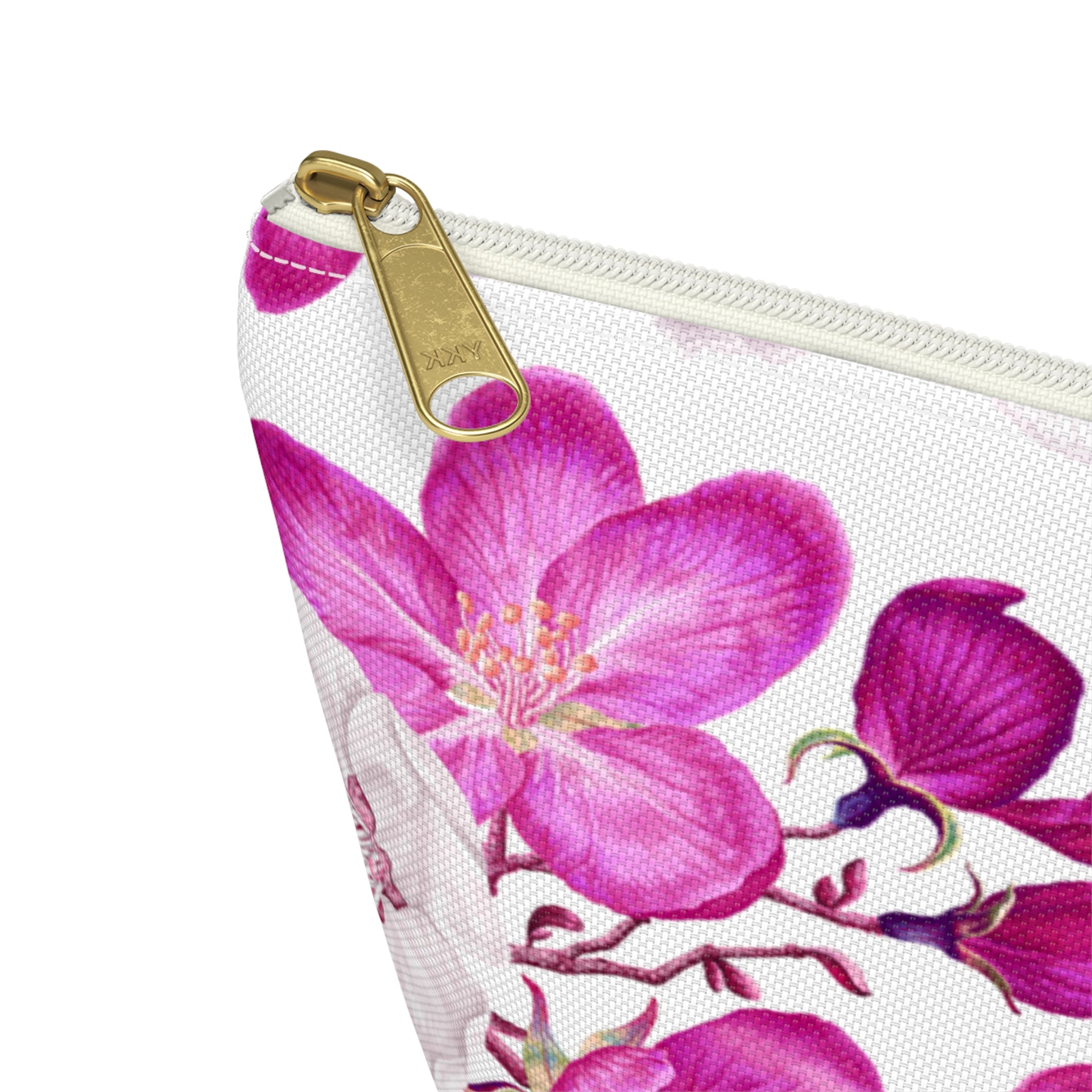 Floral Accessory Pouch | Makeup Bag, Travel Organizer, Gift for Her, Spring Accessories, Pink Flower Pouch