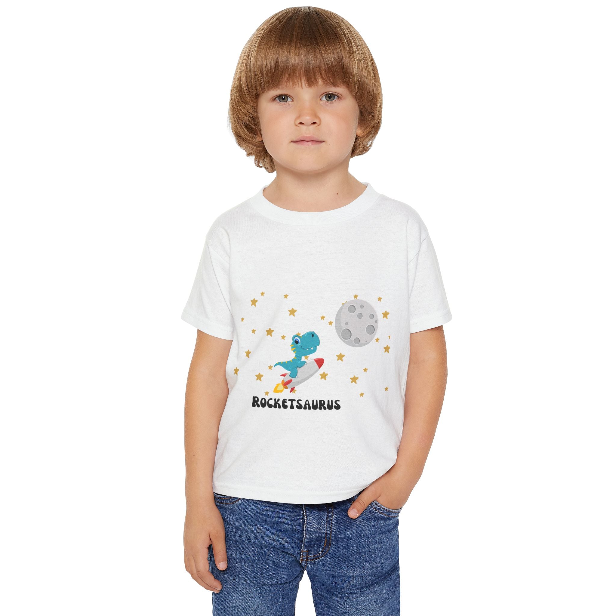 Kids' Space Explorer T-Shirt, Toddler Tee, Rocketsaurus Shirt, Birthday Gift, Fun Playwear, Outer Space Theme