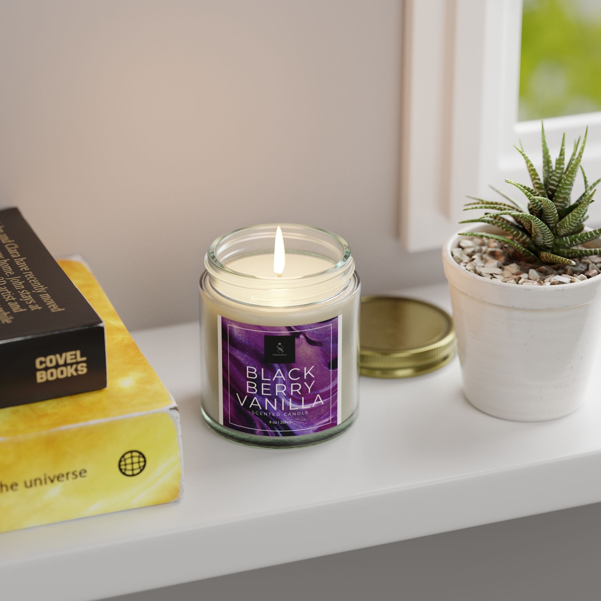 Coconut Apricot Scented Candle | Relaxing Aroma, Home Fragrance, Gifts for Her, Cozy Decor, Spa Essential