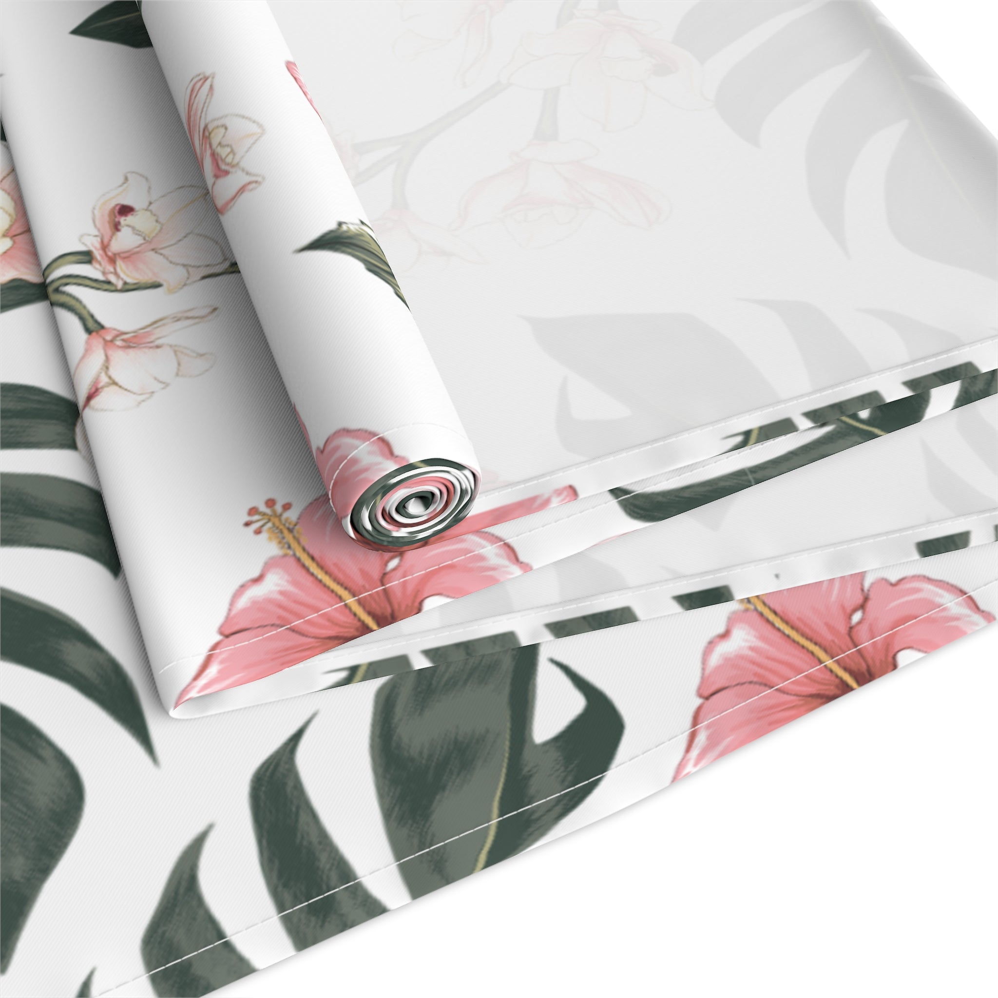 Floral Table Runner, Tropical Decor, Dining Table Centerpiece, Bohemian Home Accessories, Wedding Table Decor, Summer Events