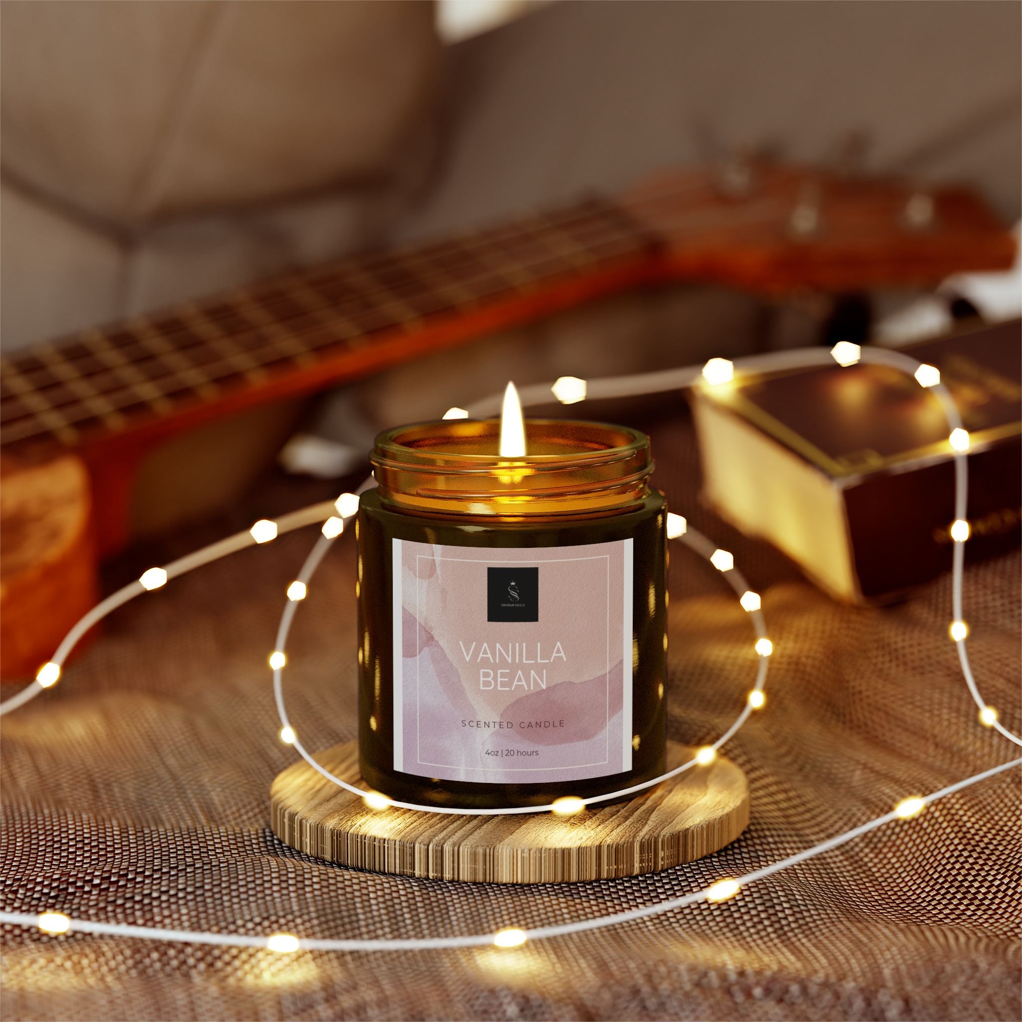 Vanilla Bean Scented Candles - Perfect for Relaxation, Gifts, Home Decor, Self-Care, Aromatherapy