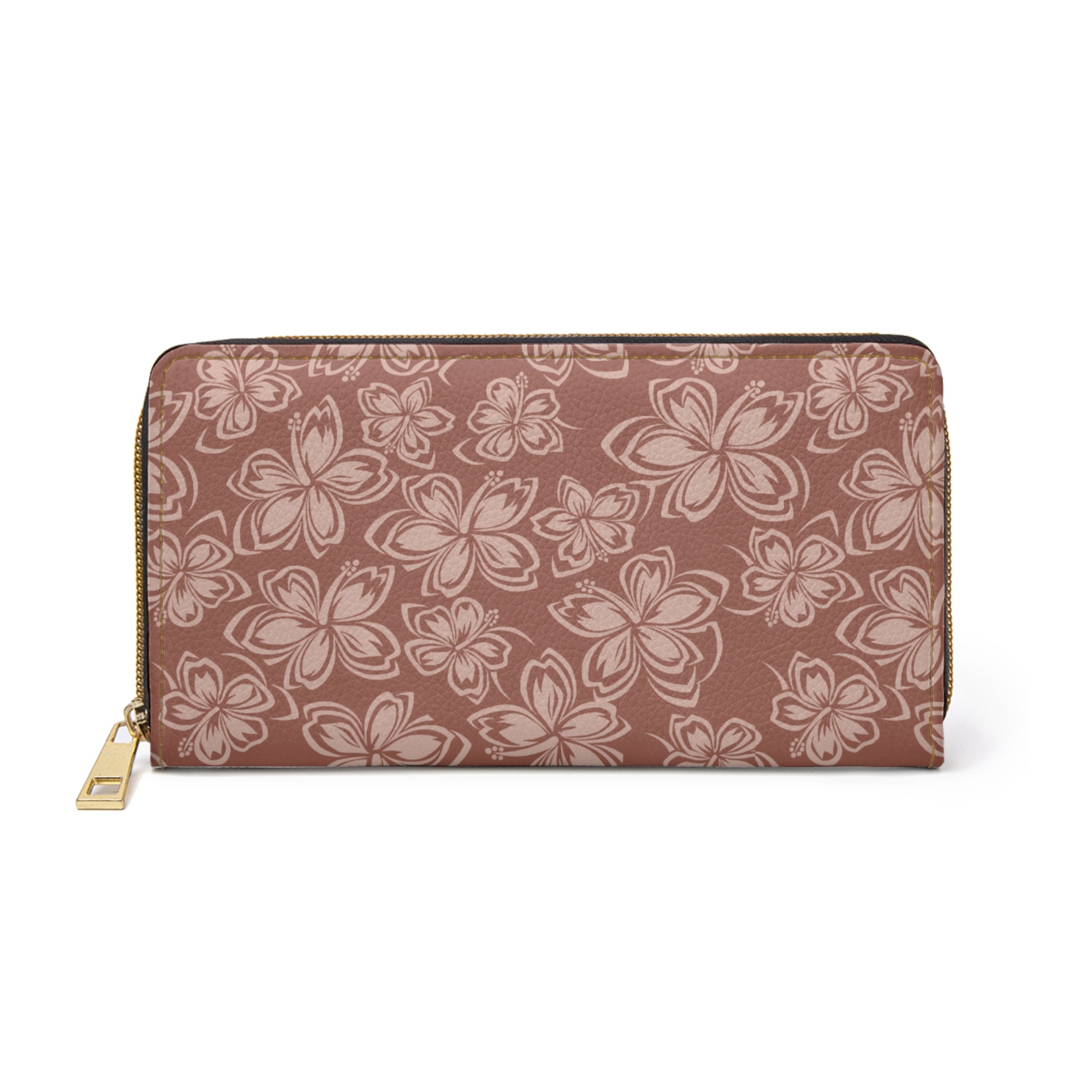 Hawaiian Hibiscus Floral Zipper Wallet | Stylish Women's Accessory, Perfect Gift for Her, Travel Wallet, Everyday Use, Mother's Day Gift