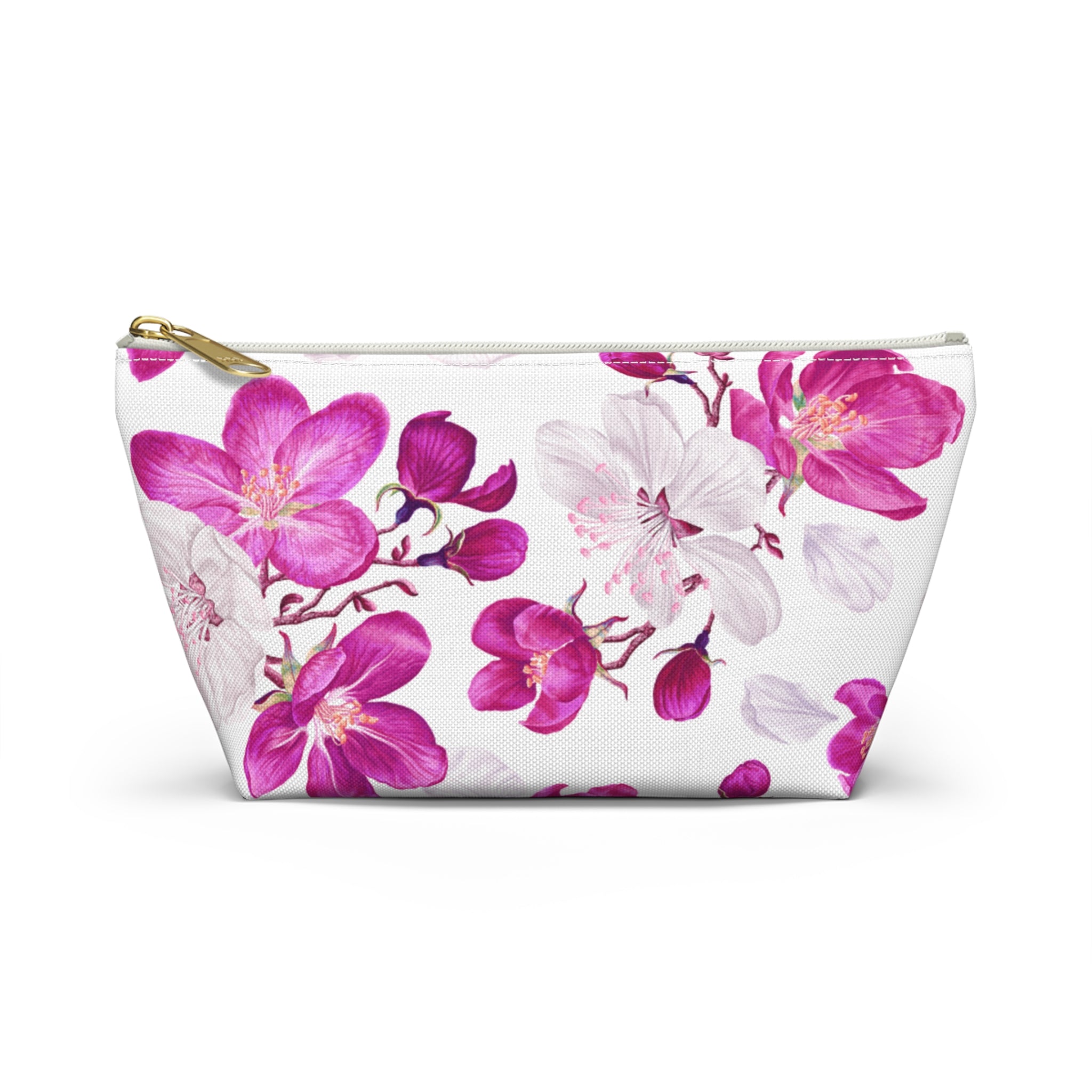 Floral Accessory Pouch | Makeup Bag, Travel Organizer, Gift for Her, Spring Accessories, Pink Flower Pouch