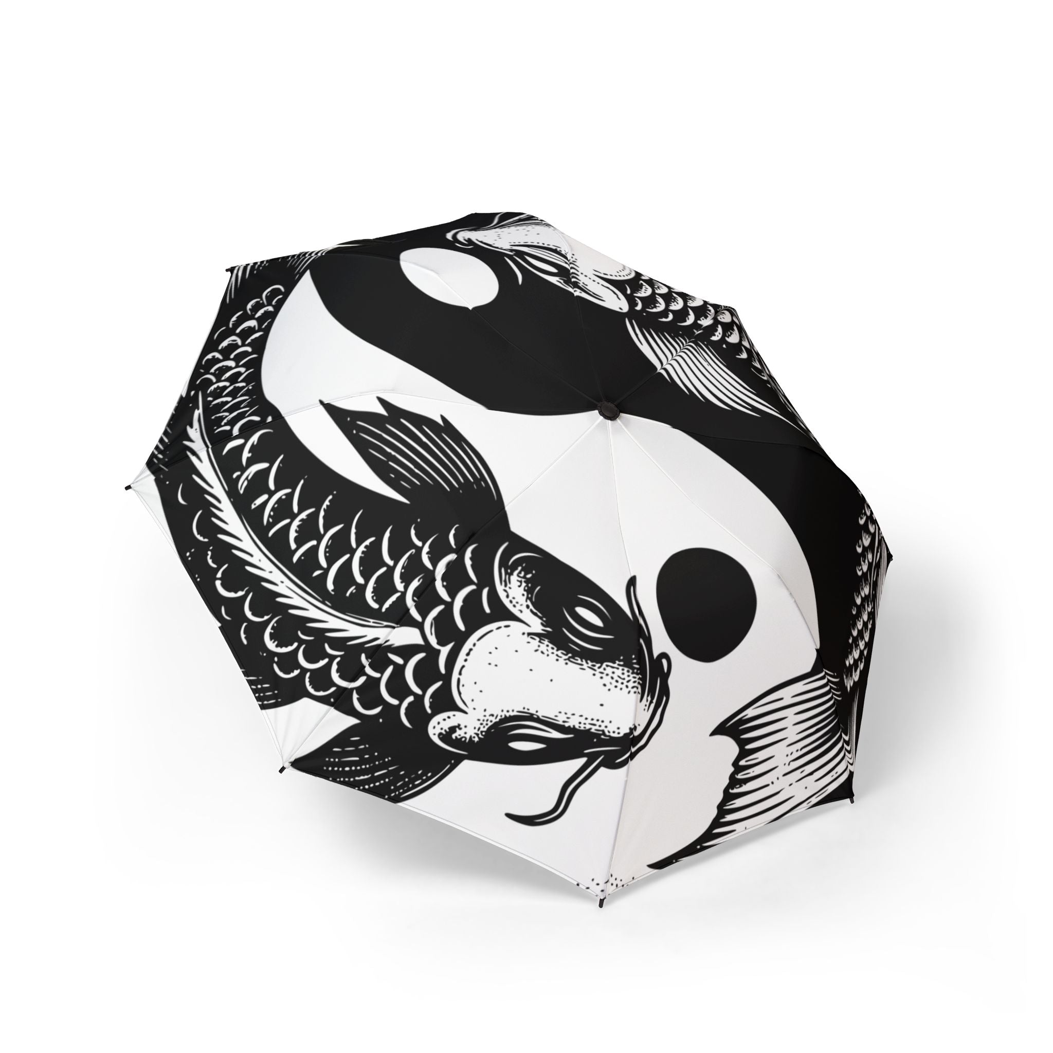 Stylish Koi Fish Umbrella | Waterproof Foldable Parasol for Rainy Days, Travel, Gifting, Outdoor Events, & Home Decor