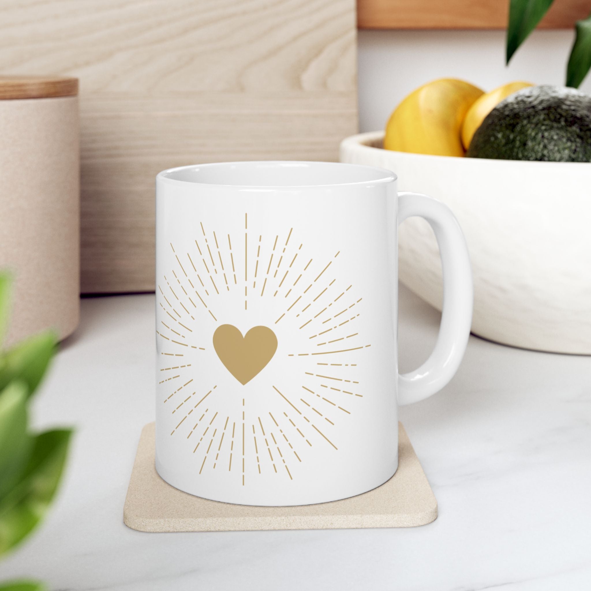 Inspirational Ceramic Mug - Love That You Do, Coffee Cup, Gift for Her, Motivational Mug, Home & Office Decor