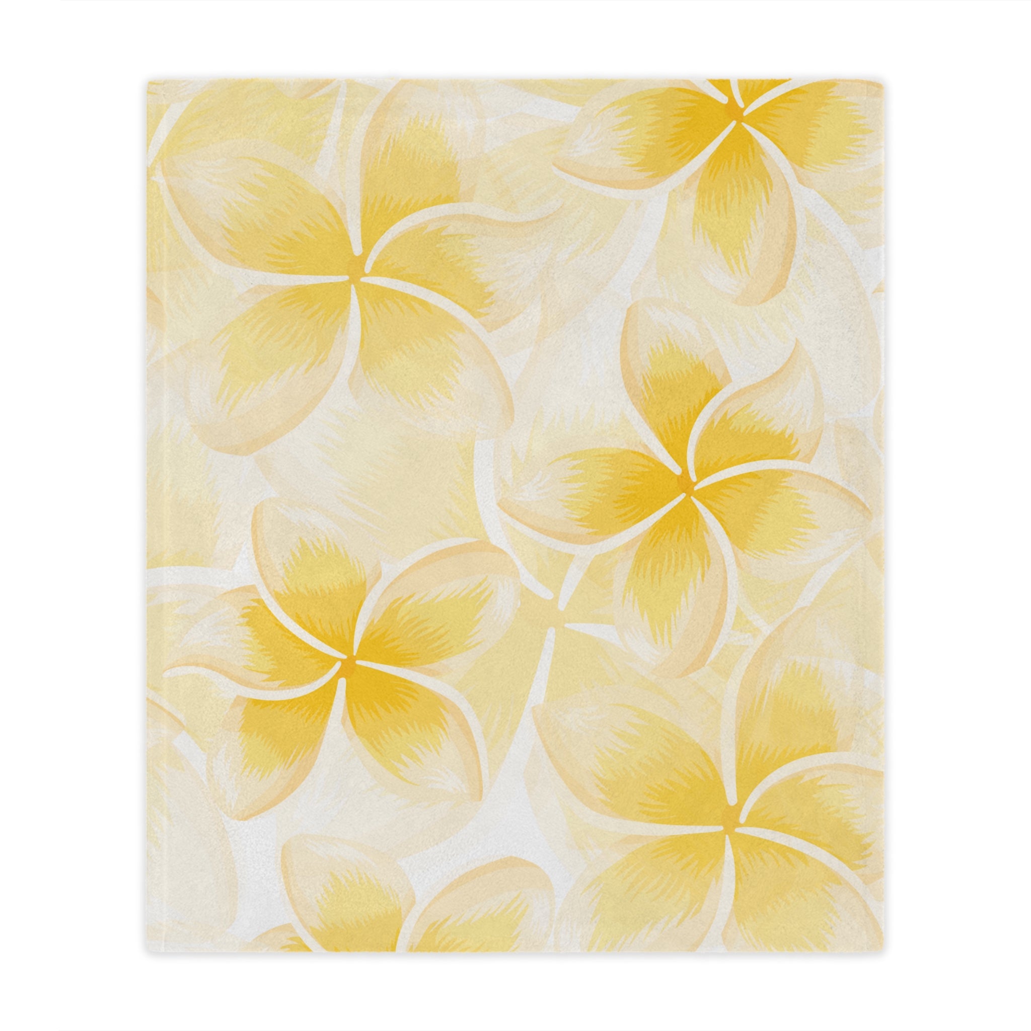 Sunny Floral Velveteen Blanket | Cozy Home Decor, Gift for Her, Summer Vibes, Lounge Throw, Baby Shower Essentials