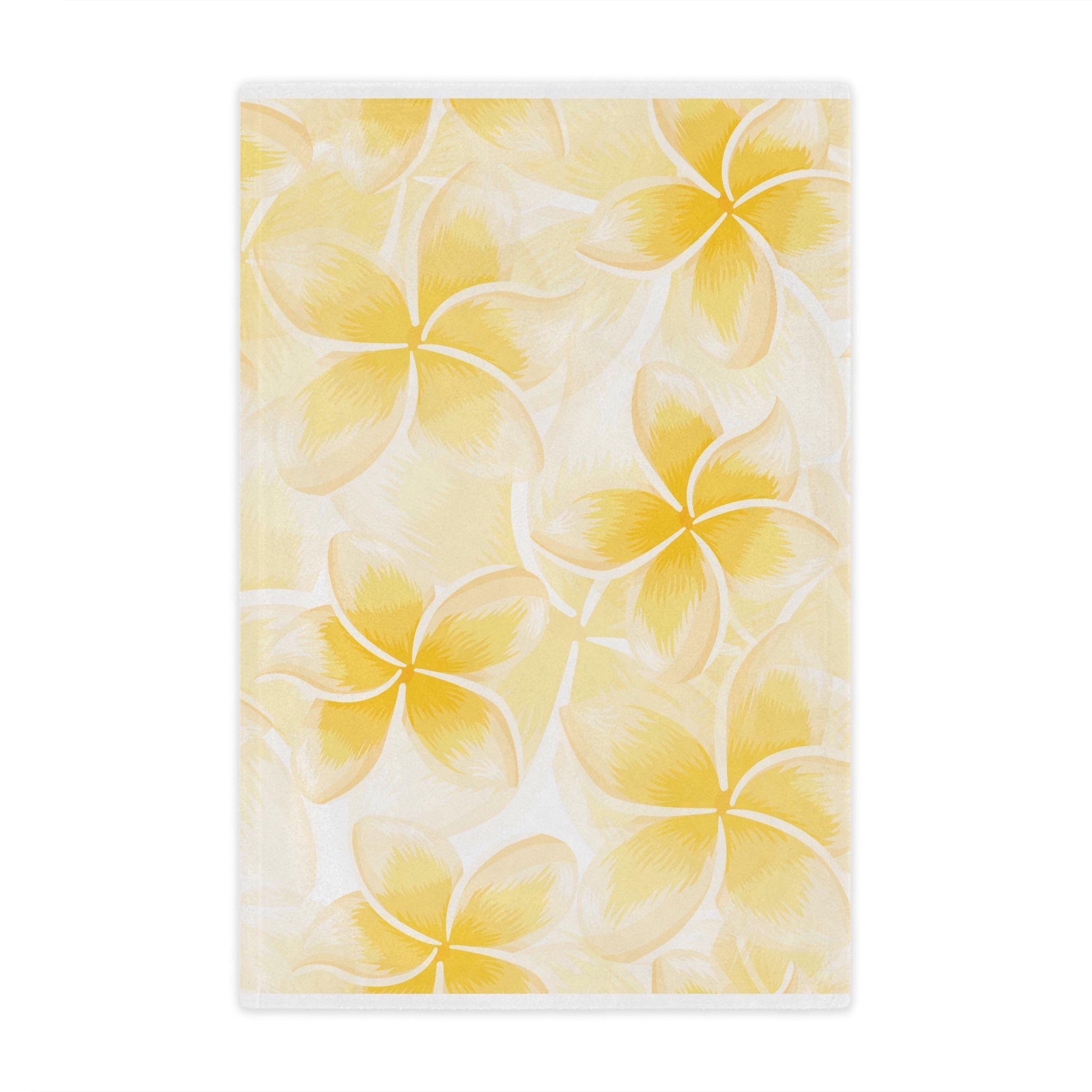 Sunny Floral Velveteen Blanket | Cozy Home Decor, Gift for Her, Summer Vibes, Lounge Throw, Baby Shower Essentials