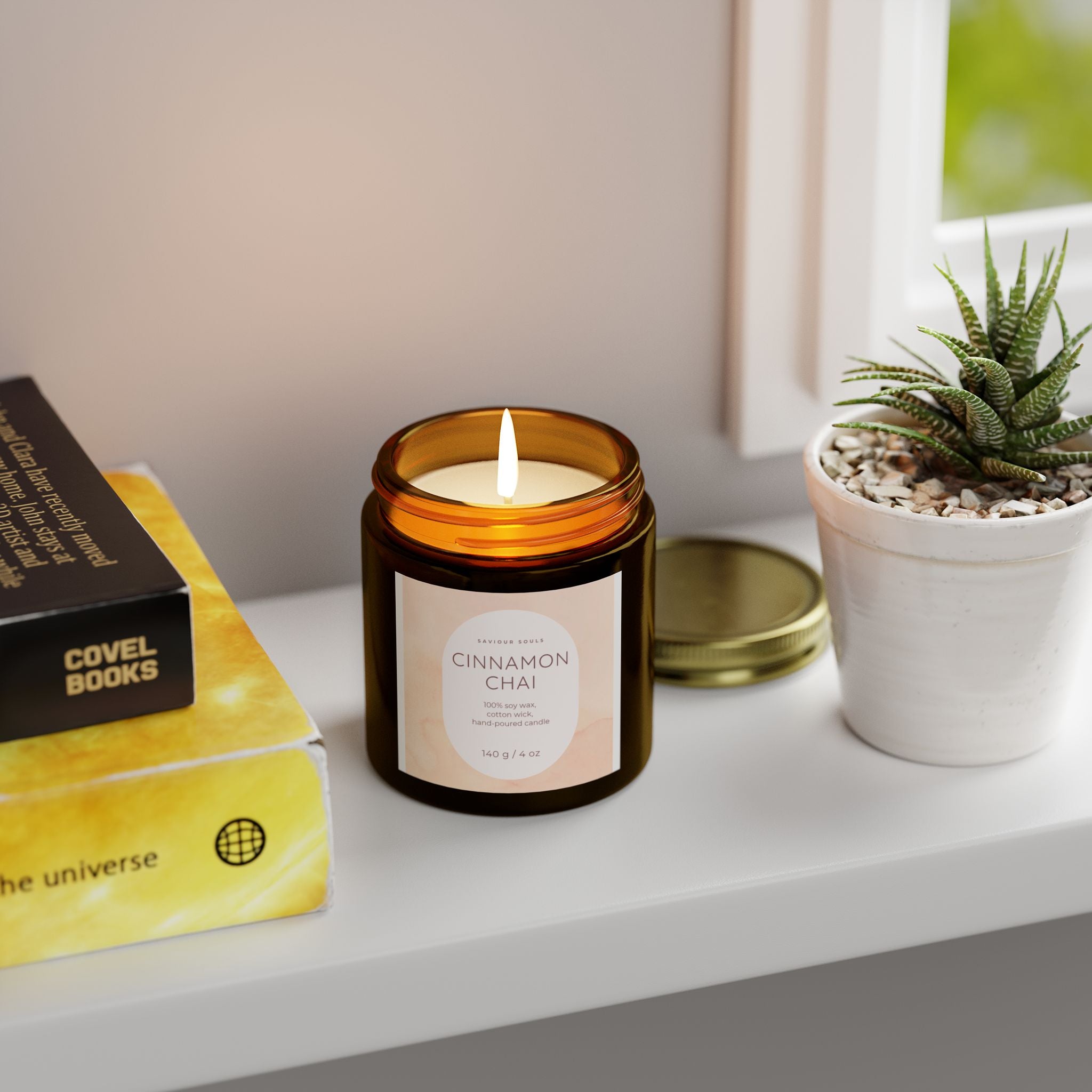 Coconut Apricot Scented Candles, Cozy Home Decor, Aromatherapy Gift, Holiday Celebration, Mindfulness Candle