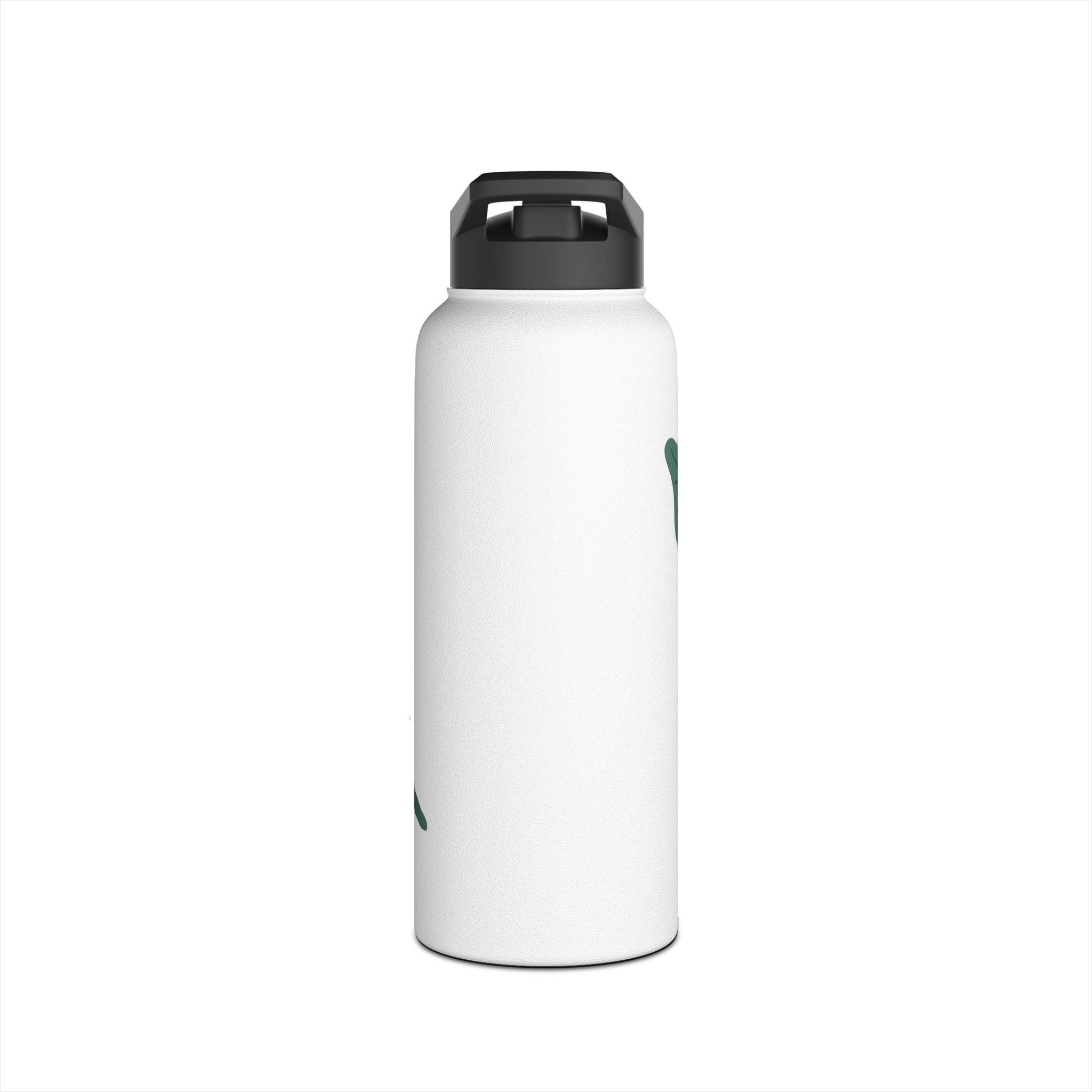 Water Bottle, Standard Lid, Tropical Island Design - Stainless Steel, Reusable, Eco-Friendly, Leakproof, Outdoor Travel Mug