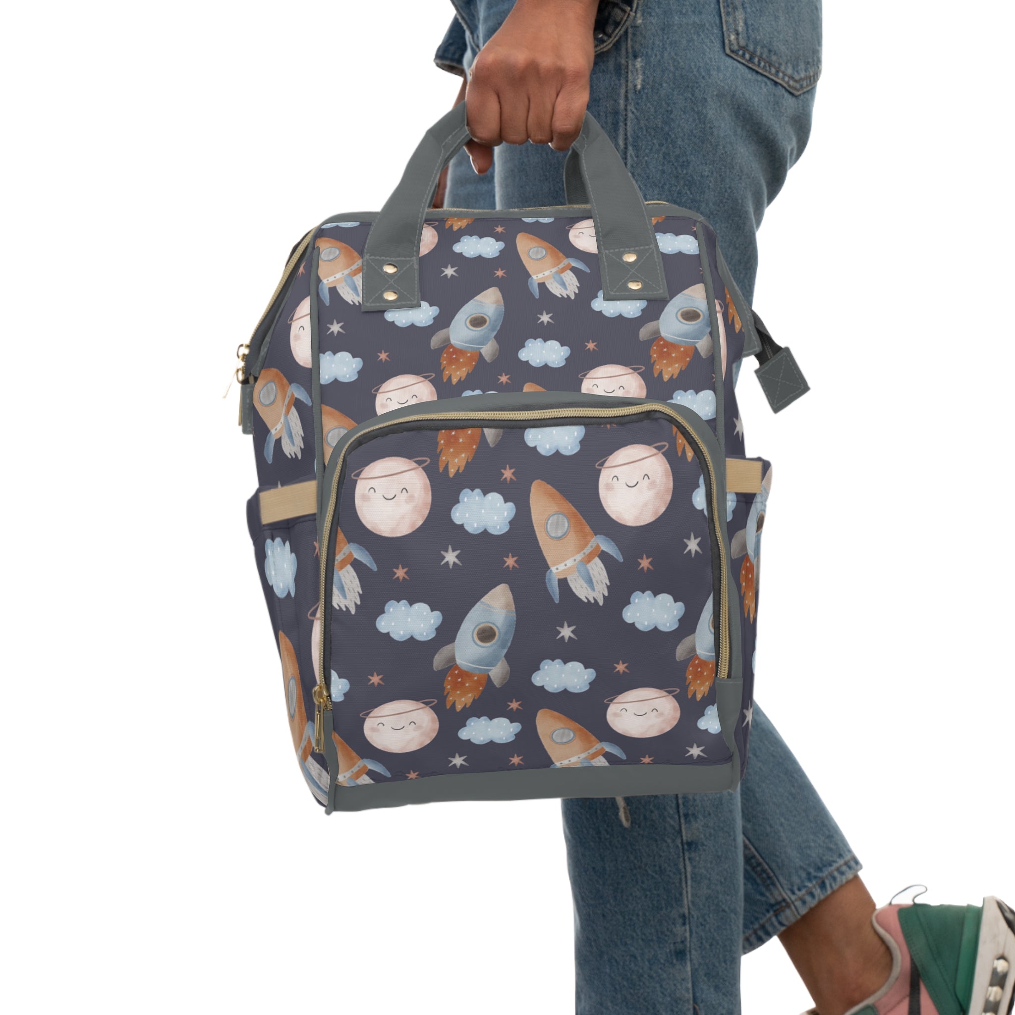 Stylish Multifunctional Diaper Backpack for Modern Parents, Baby Bag, Diaper Bag, Travel Backpack, Baby Gear, Nursery Essential