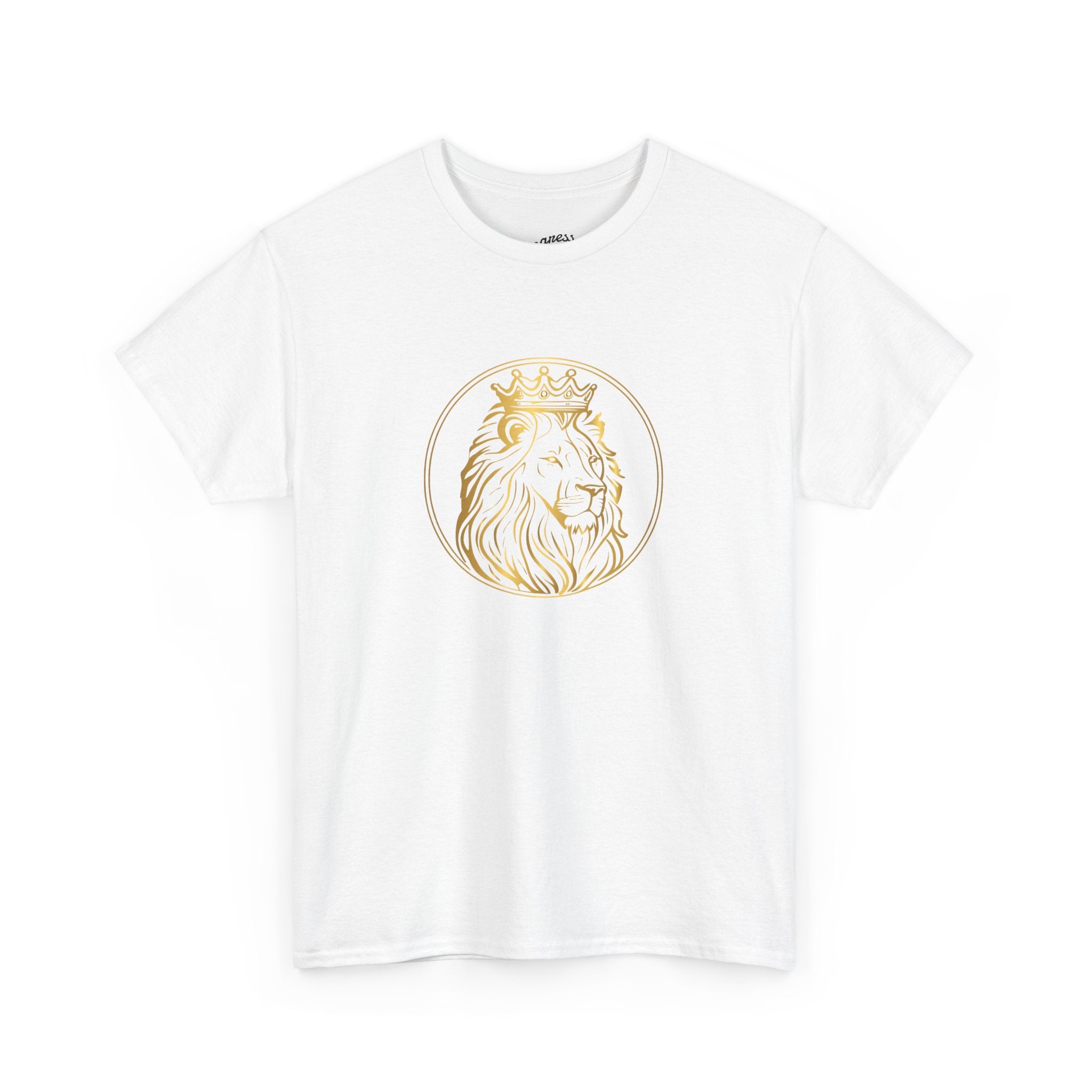 Majestic Lion Unisex Heavy Cotton Tee - Perfect for Animal Lovers, Casual Outings, Gifts, Birthdays, and More
