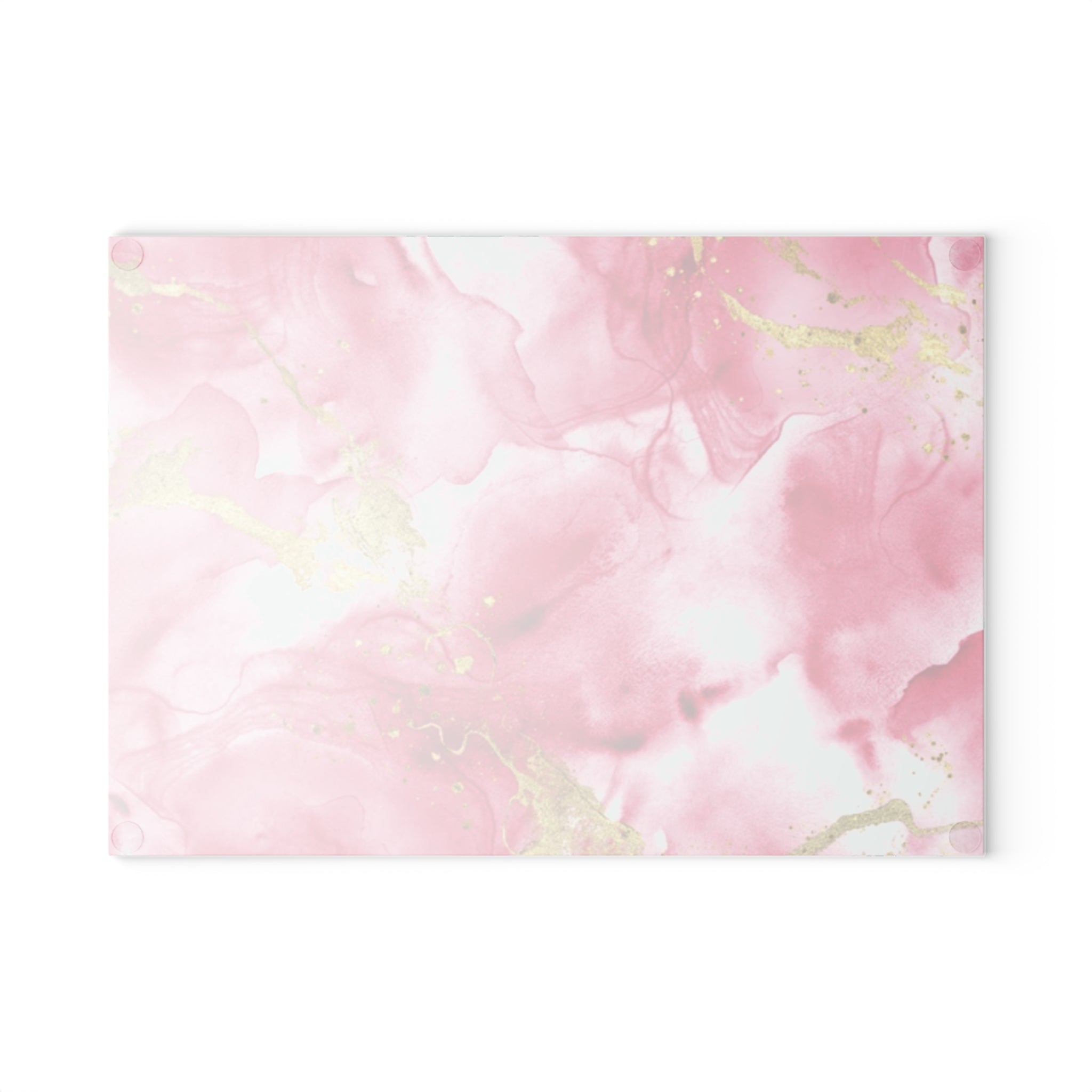 Elegant Pink Marble Glass Cutting Board | Kitchen Decor, Wedding Gift, Housewarming, Cooking Utensil, Unique Gift Idea