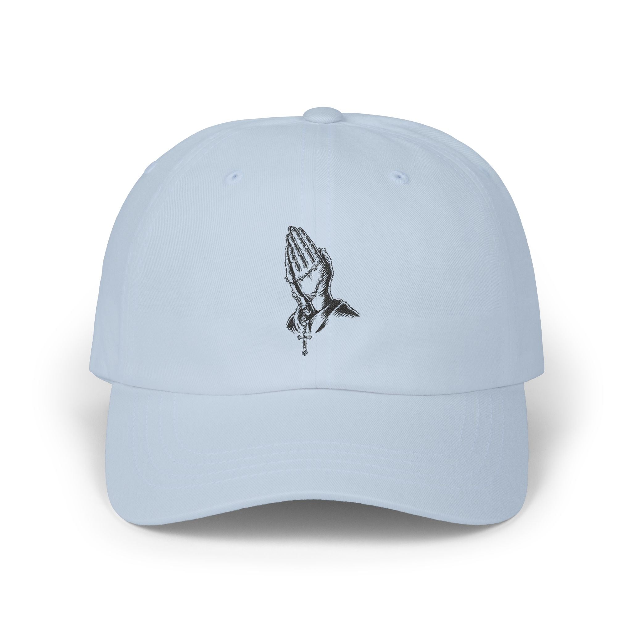 Praying Hands Classic Dad Cap, Faith Hat, Religious Cap, Casual Style, Gift for Dads, Summer Accessories, Unisex Fashion