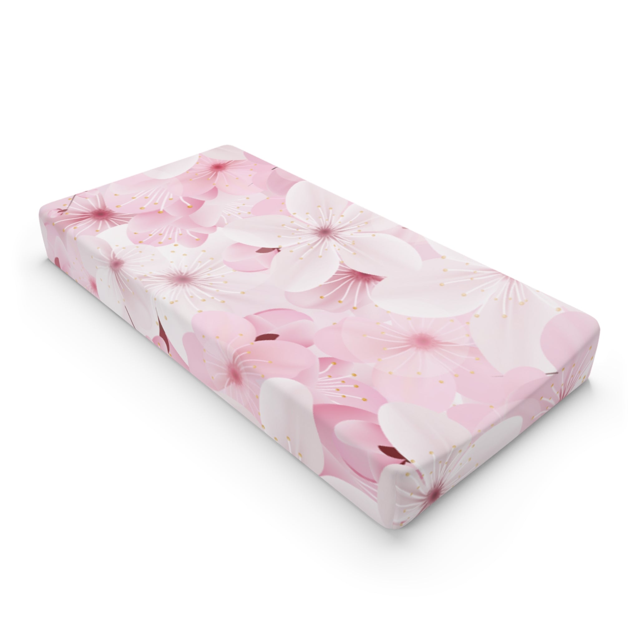Floral Baby Changing Pad Cover, Soft Nursery Bedding, Perfect for Baby Showers, Floral Design, Infant Essentials, Gender Neutral Décor