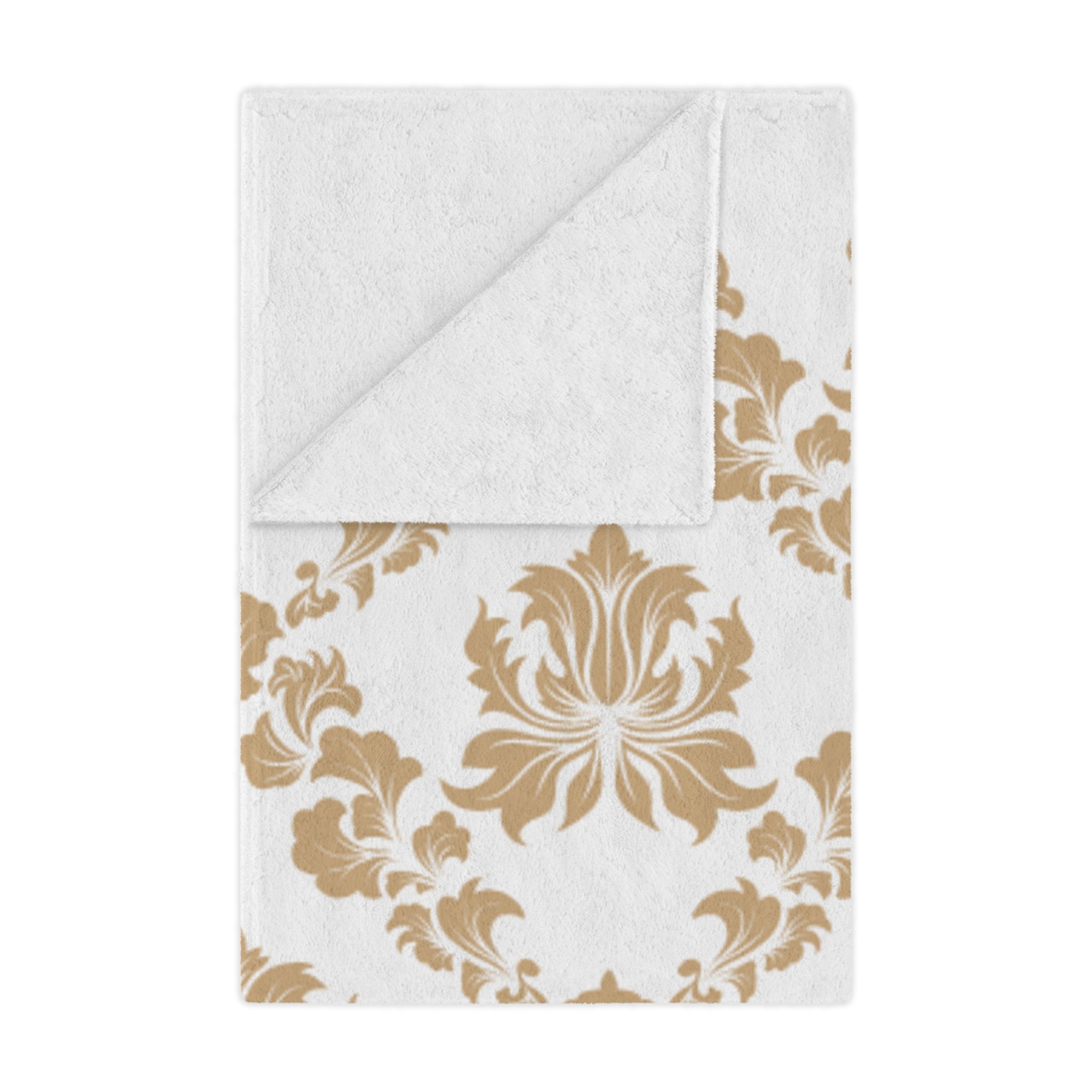 Elegant Floral Minky Blanket, Cozy Throw, Nursery Decor, Wedding Gift, Soft Plush Blanket, Home Decor