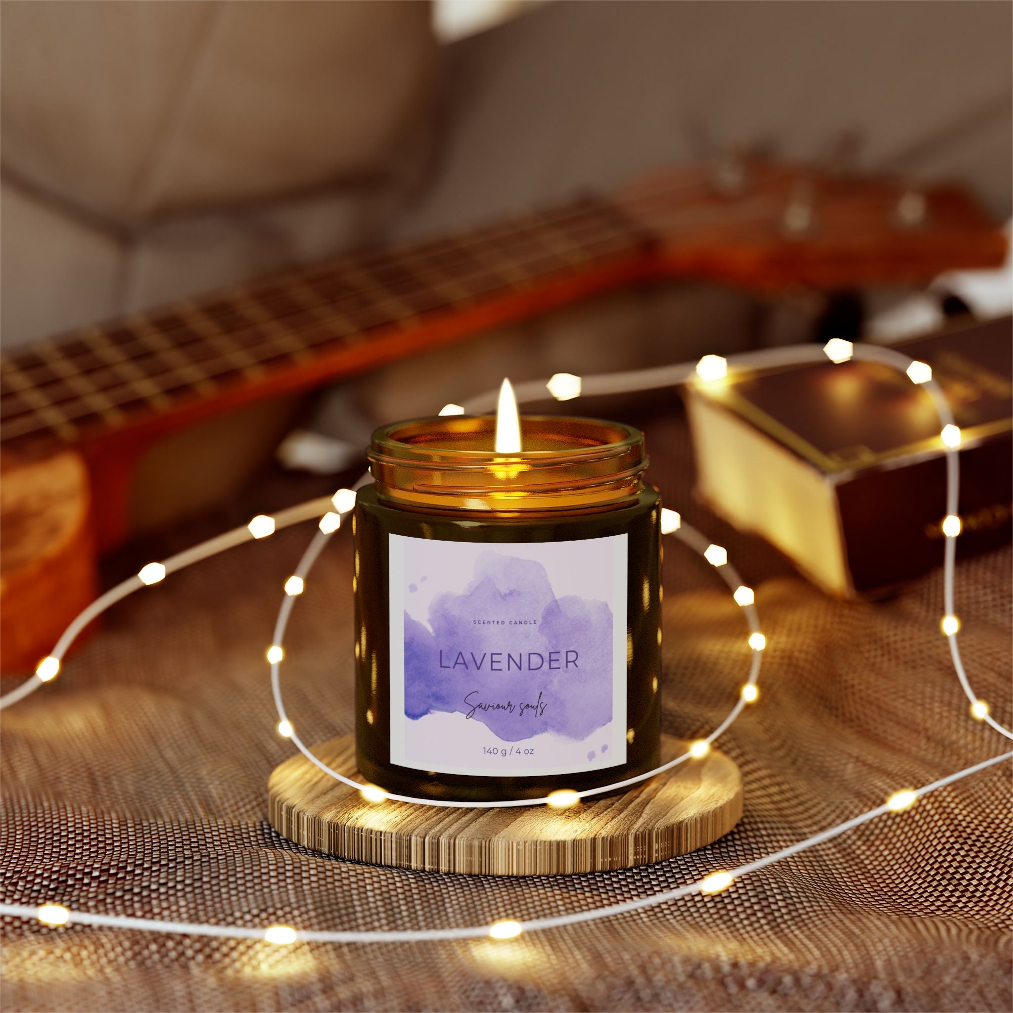Lavender Scented Candles, Relaxing Atmosphere, Gifts for Spa Lovers, Home Decor, Aromatherapy