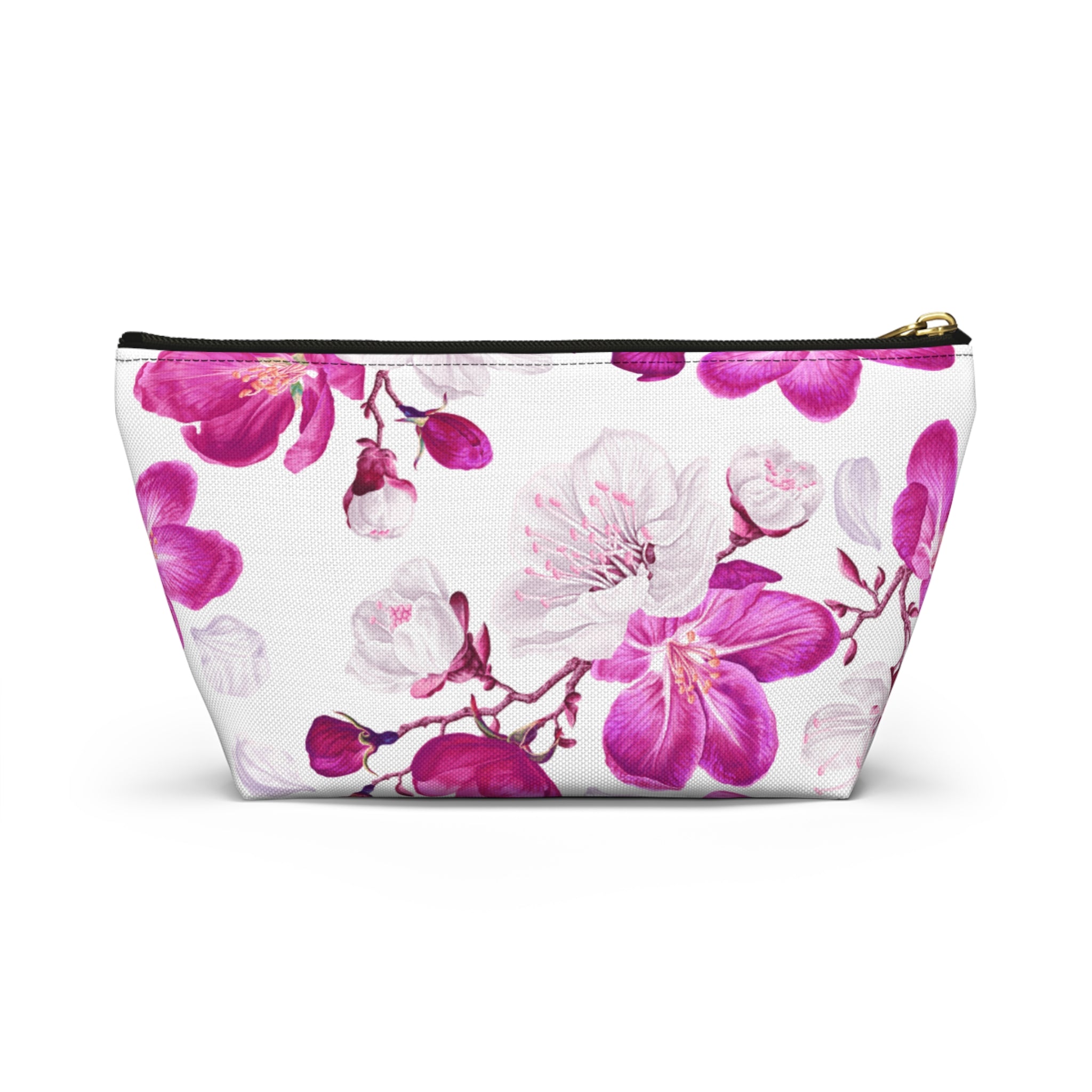 Floral Accessory Pouch | Makeup Bag, Travel Organizer, Gift for Her, Spring Accessories, Pink Flower Pouch