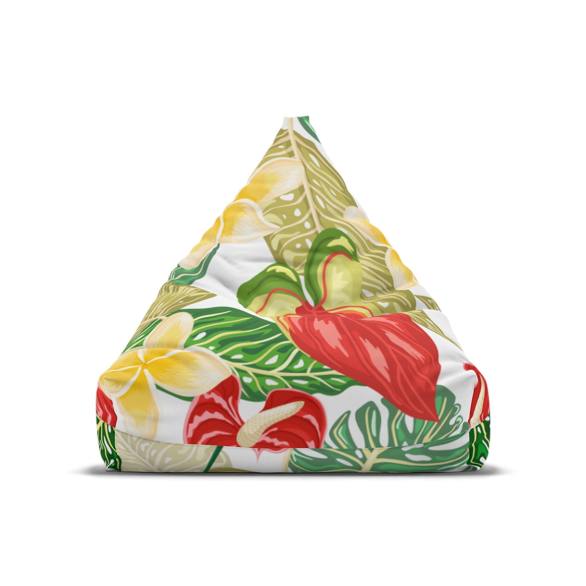 Tropical Bean Bag Chair Cover, Indoor Lounger, Fun Home Decor, Cozy Reading Nook, Summer Vibes, Gift for Kids