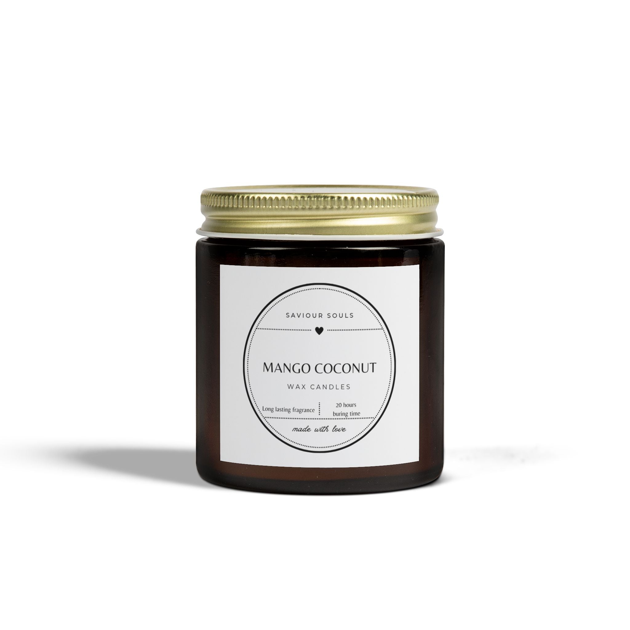 Mango Coconut Scented Candles | 4oz & 9oz | Relaxing Aromatherapy | Home Decor | Gifts for Her