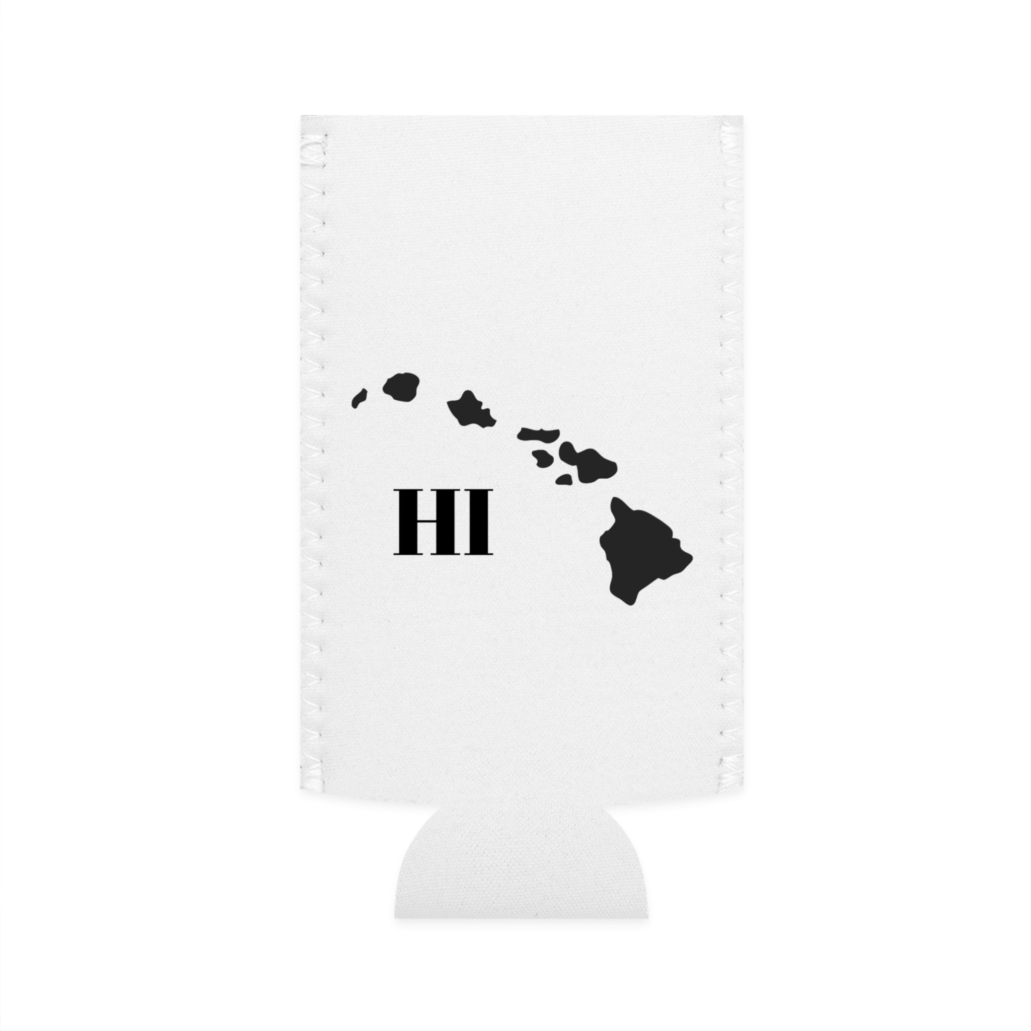 Hawaiian Slim Can Cooler - Perfect for Beach Days, BBQs, and Parties, Unique Gifts, Tropical Vibe