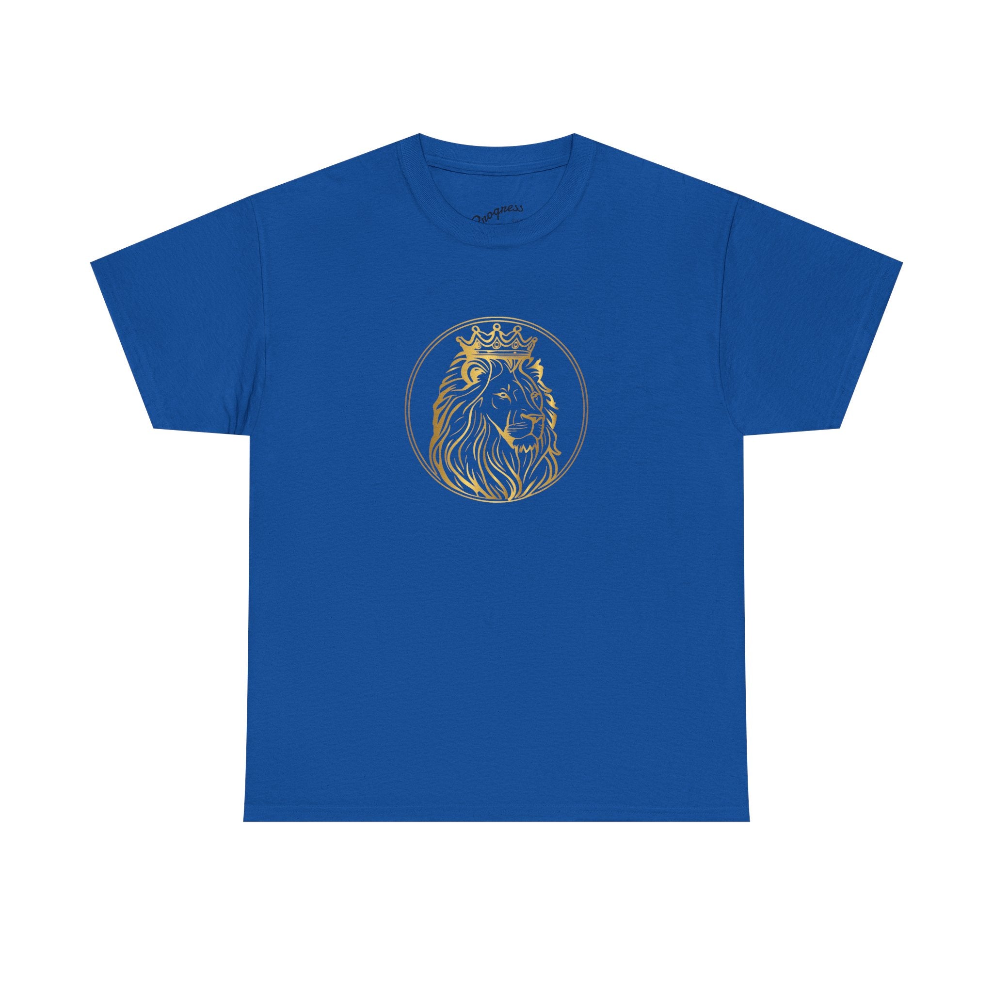 Majestic Lion Unisex Heavy Cotton Tee - Perfect for Animal Lovers, Casual Outings, Gifts, Birthdays, and More