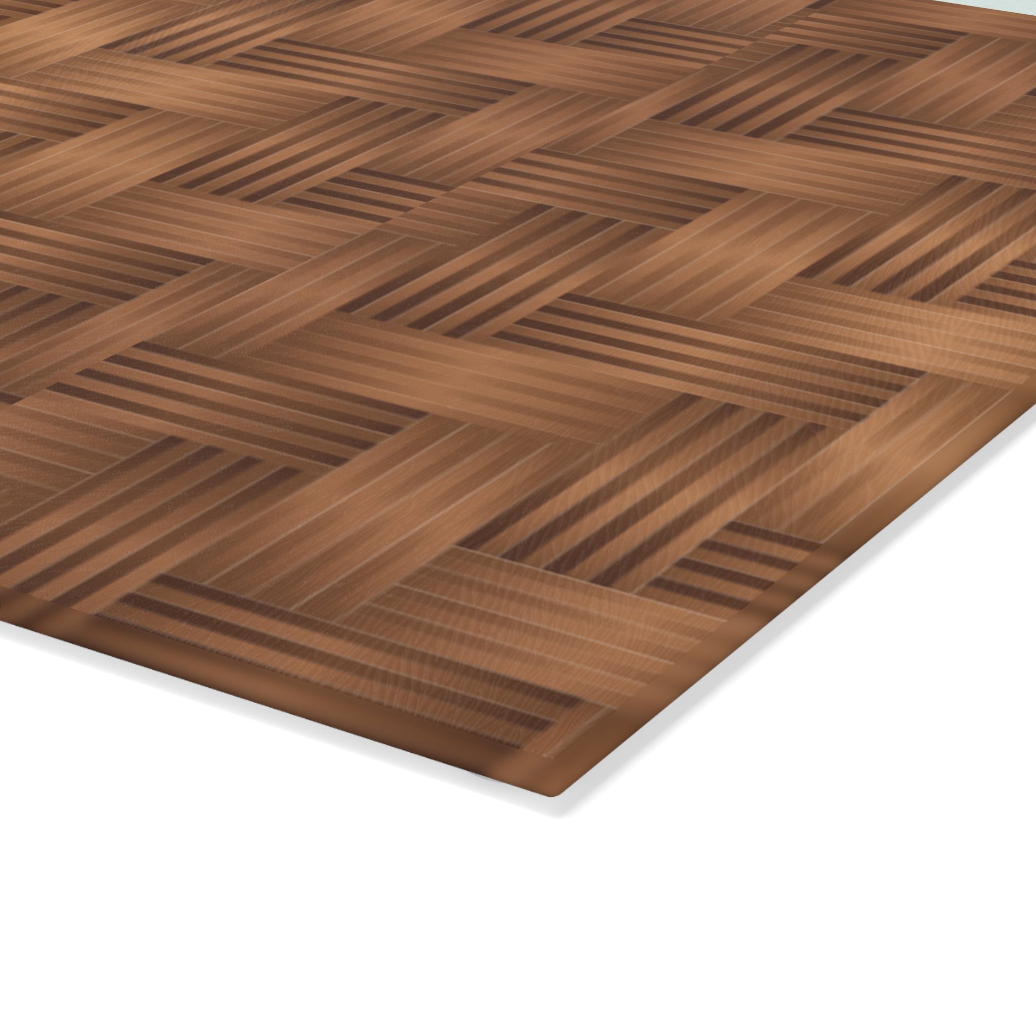 Stylish Glass Cutting Board with Woven Design, Kitchen Decor, Gift for Chefs, Housewarming Present, Elegant Cooking Accessory