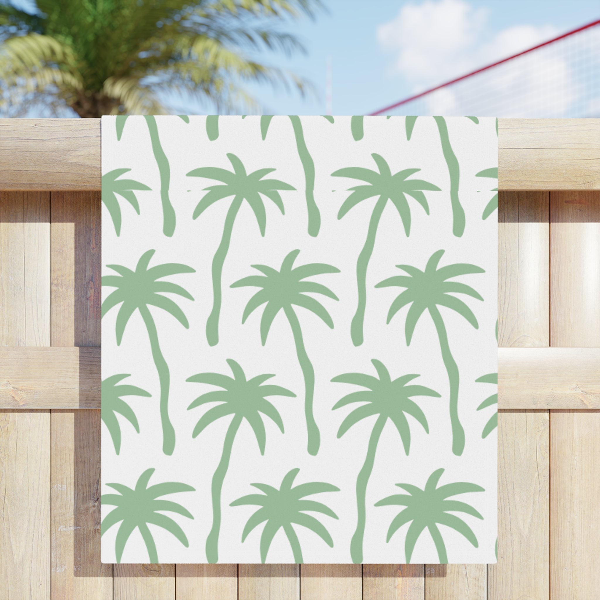 Tropical Palm Beach Towels, Summer Essentials, Poolside Must-Have, Vacation Gear, Gift for Beach Lovers