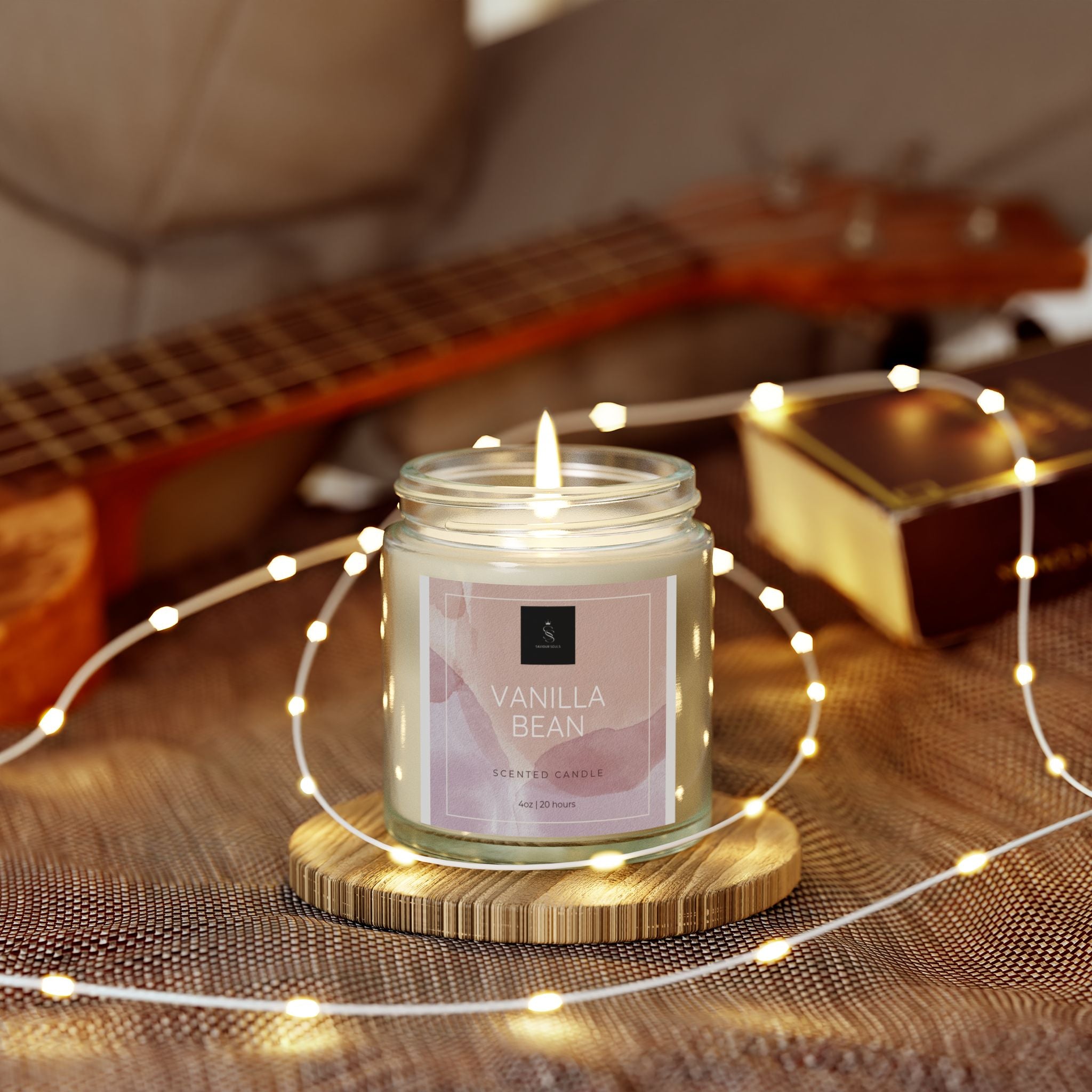 Vanilla Bean Scented Candles - Perfect for Relaxation, Gifts, Home Decor, Self-Care, Aromatherapy