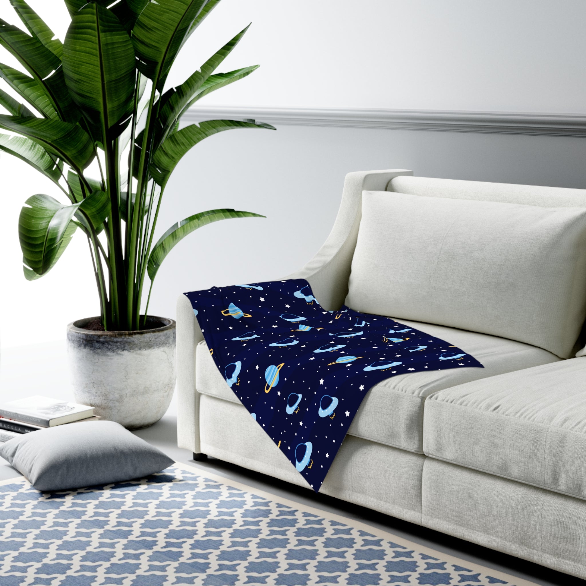 Galactic Baby Swaddle Blanket | Cozy Space-Themed Infant Wrap, Astronaut Gifts, Nursery Decor, Baby Shower Present, Soft Cuddle Blanket
