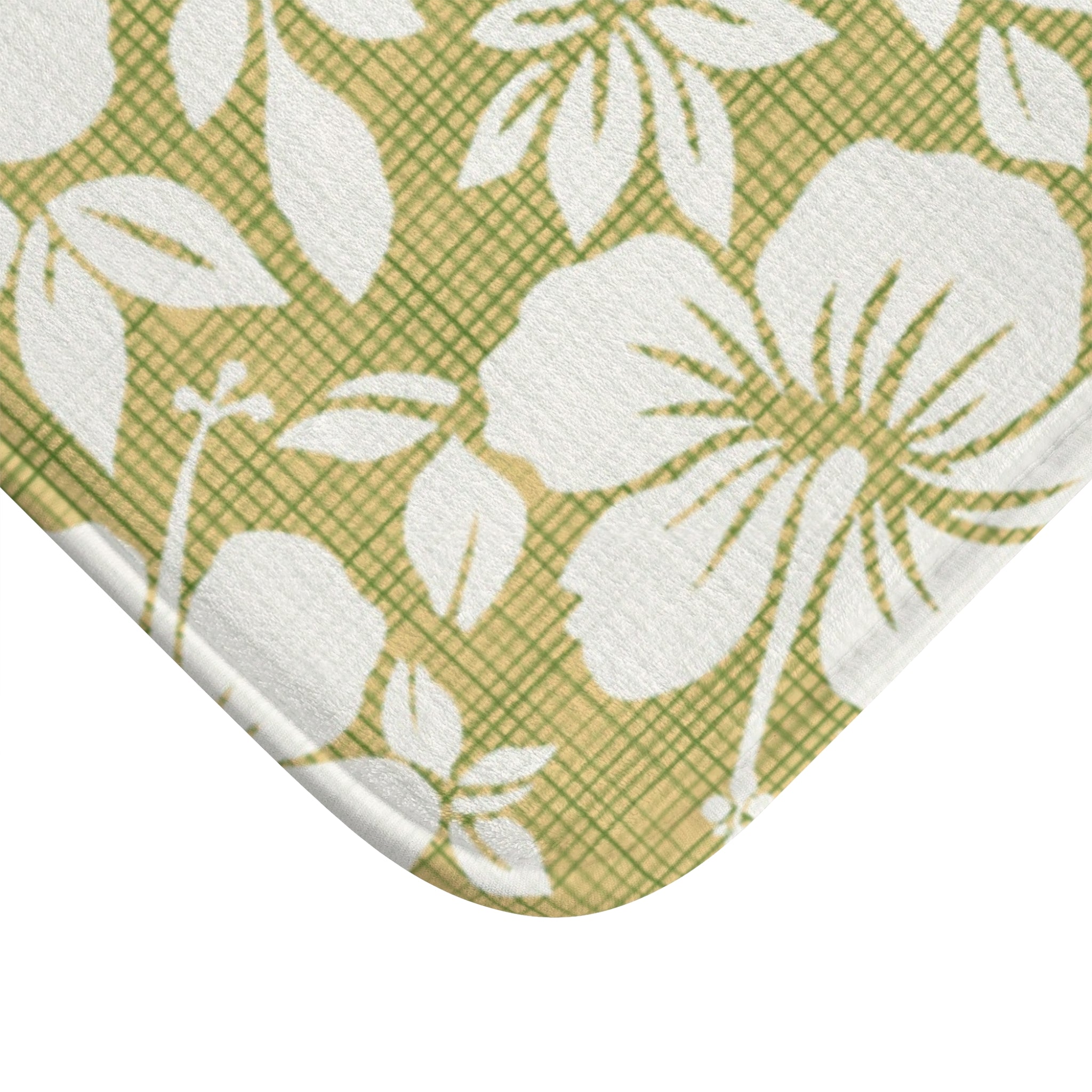 Botanical Bath Mat, Floral Bathroom Decor, Tropical Bath Rug, Home Spa Essentials, Gift for Her, Spring Decor