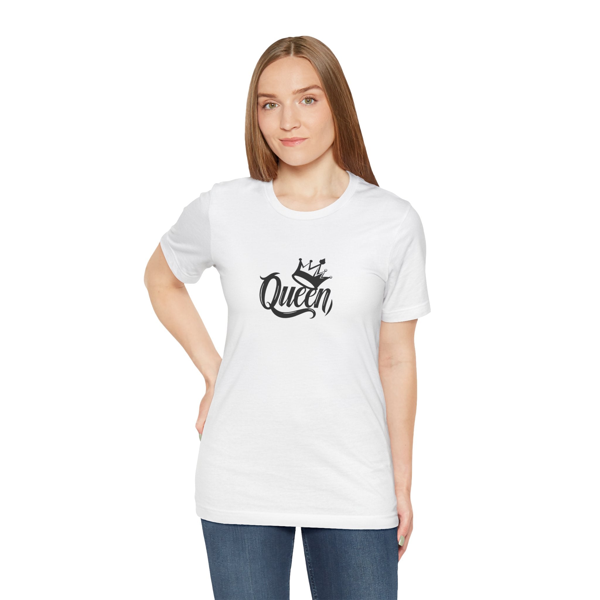 Queen Graphic Tee, Stylish Unisex T-Shirt, Perfect Gift for Her, Casual Wear, Birthday Present, Queen Crown Design
