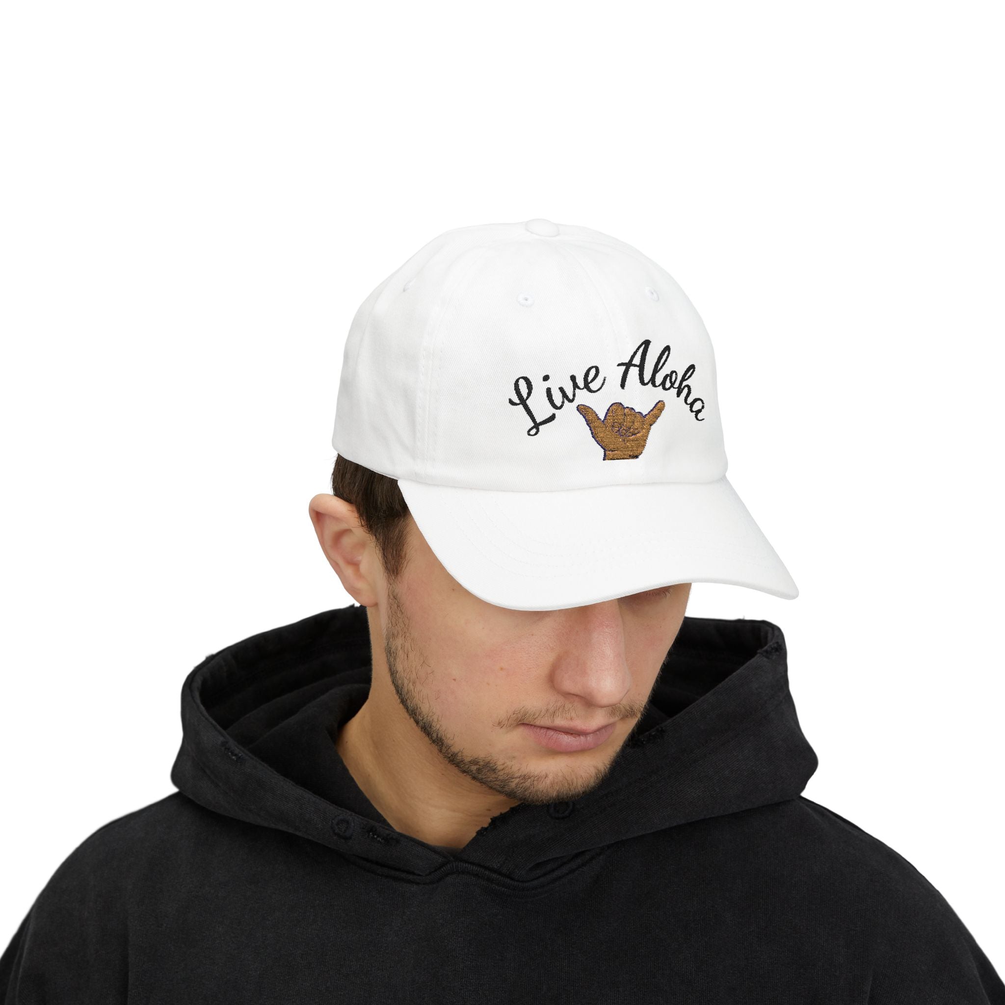 Live Aloha Classic Dad Cap - Beach Vibes, Casual Style, Outdoor Adventures, Gift for Dad, Summer Sunshine