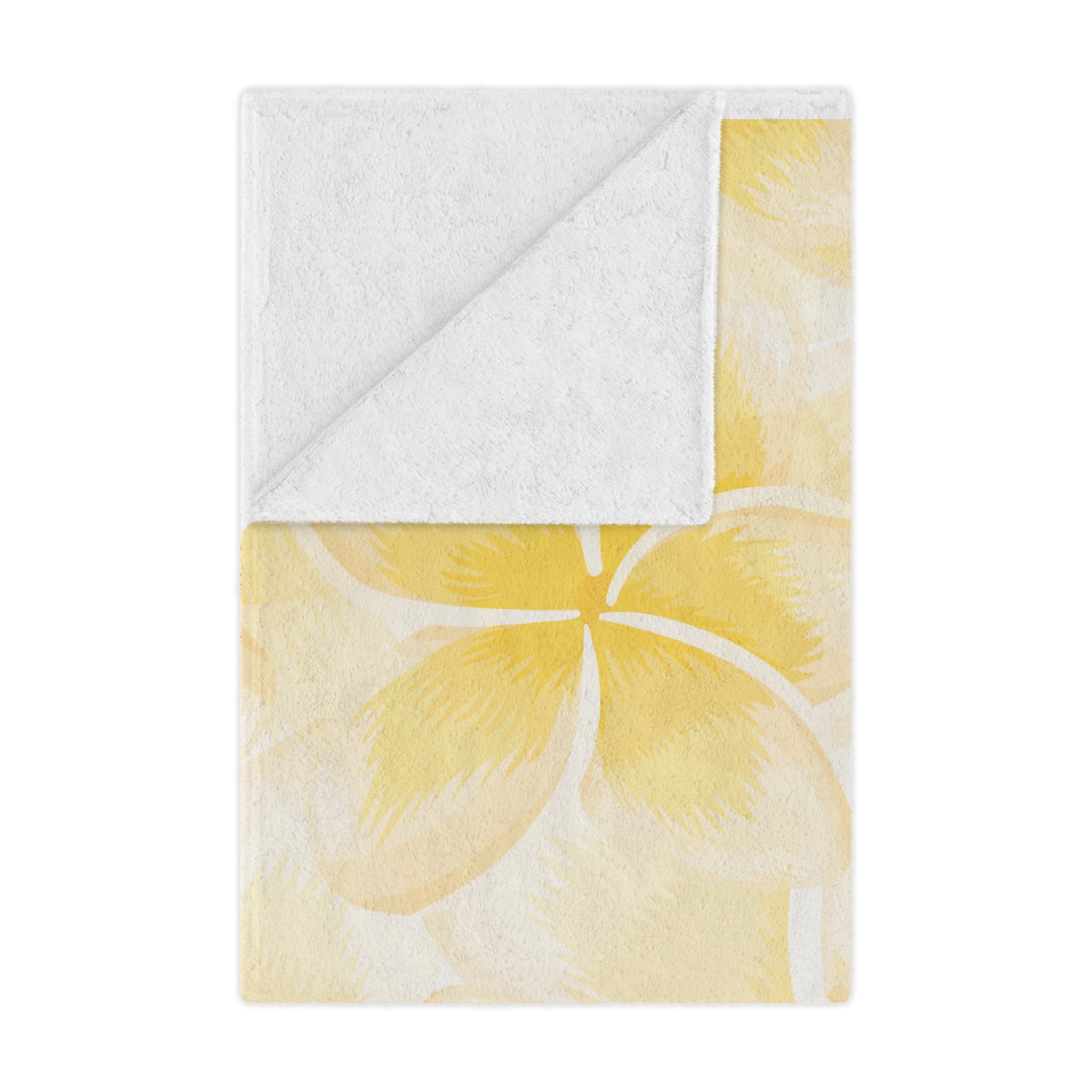 Sunny Floral Velveteen Blanket | Cozy Home Decor, Gift for Her, Summer Vibes, Lounge Throw, Baby Shower Essentials