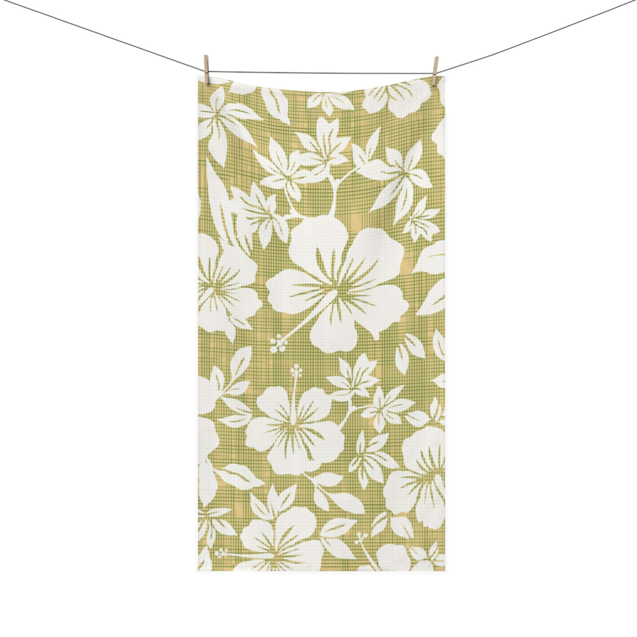 Tropical Floral Mink-Cotton Towel - Perfect for Beach Days, Spa Time, or Home Decor, Gift for Mom, Summer Vibes, Resort Essential
