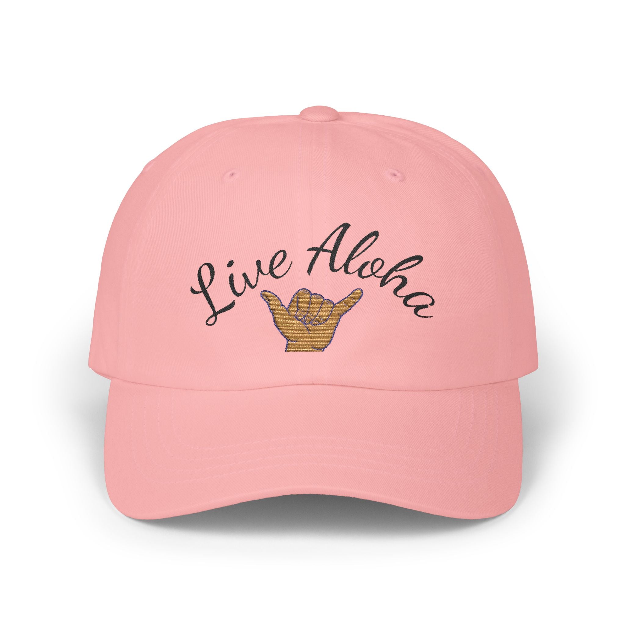 Live Aloha Classic Dad Cap - Beach Vibes, Casual Style, Outdoor Adventures, Gift for Dad, Summer Sunshine
