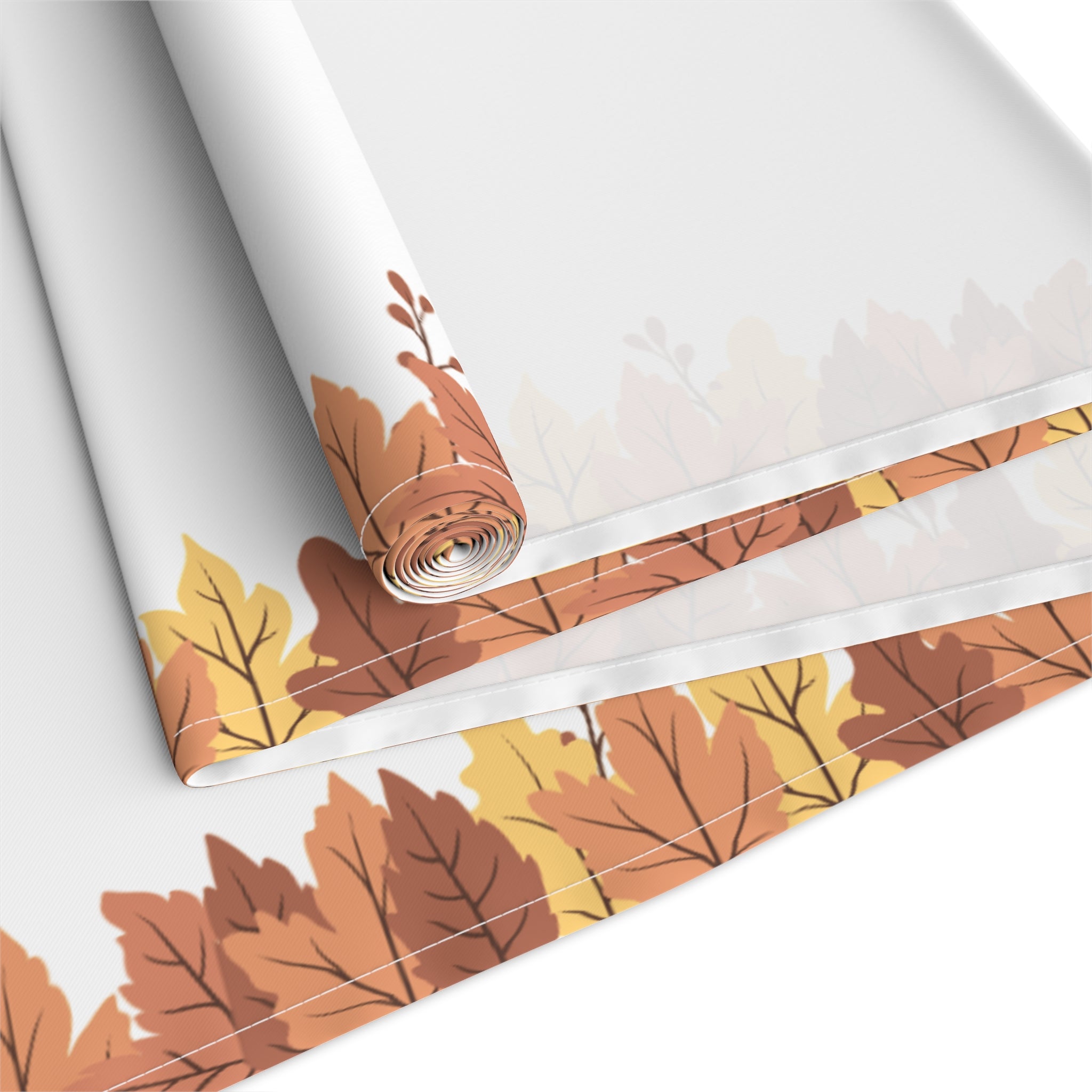 Autumn Leaves Table Runner, Fall Decor, Rustic Table Decoration, Thanksgiving Table Runner, Holiday Table Centerpiece