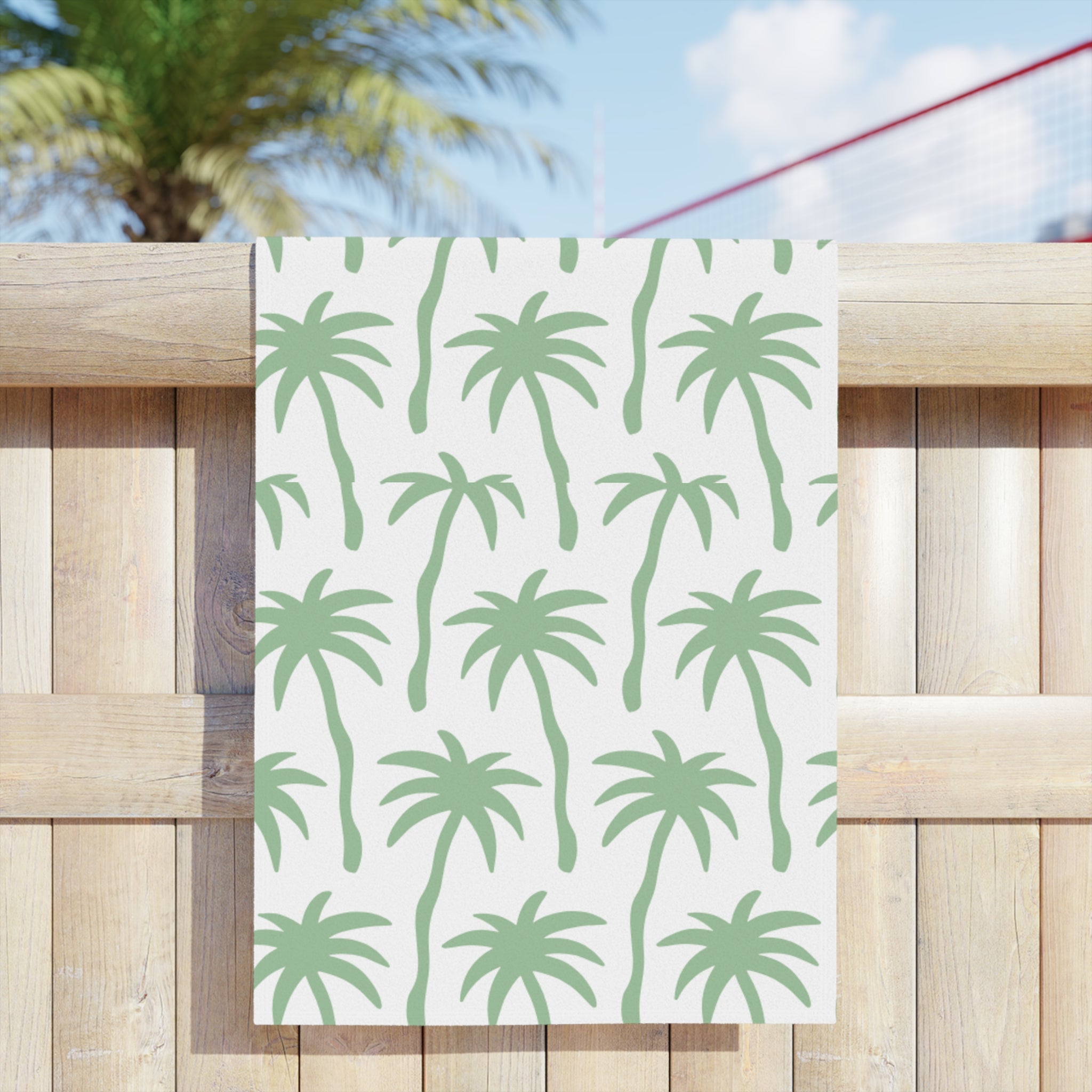 Tropical Palm Beach Towels, Summer Essentials, Poolside Must-Have, Vacation Gear, Gift for Beach Lovers