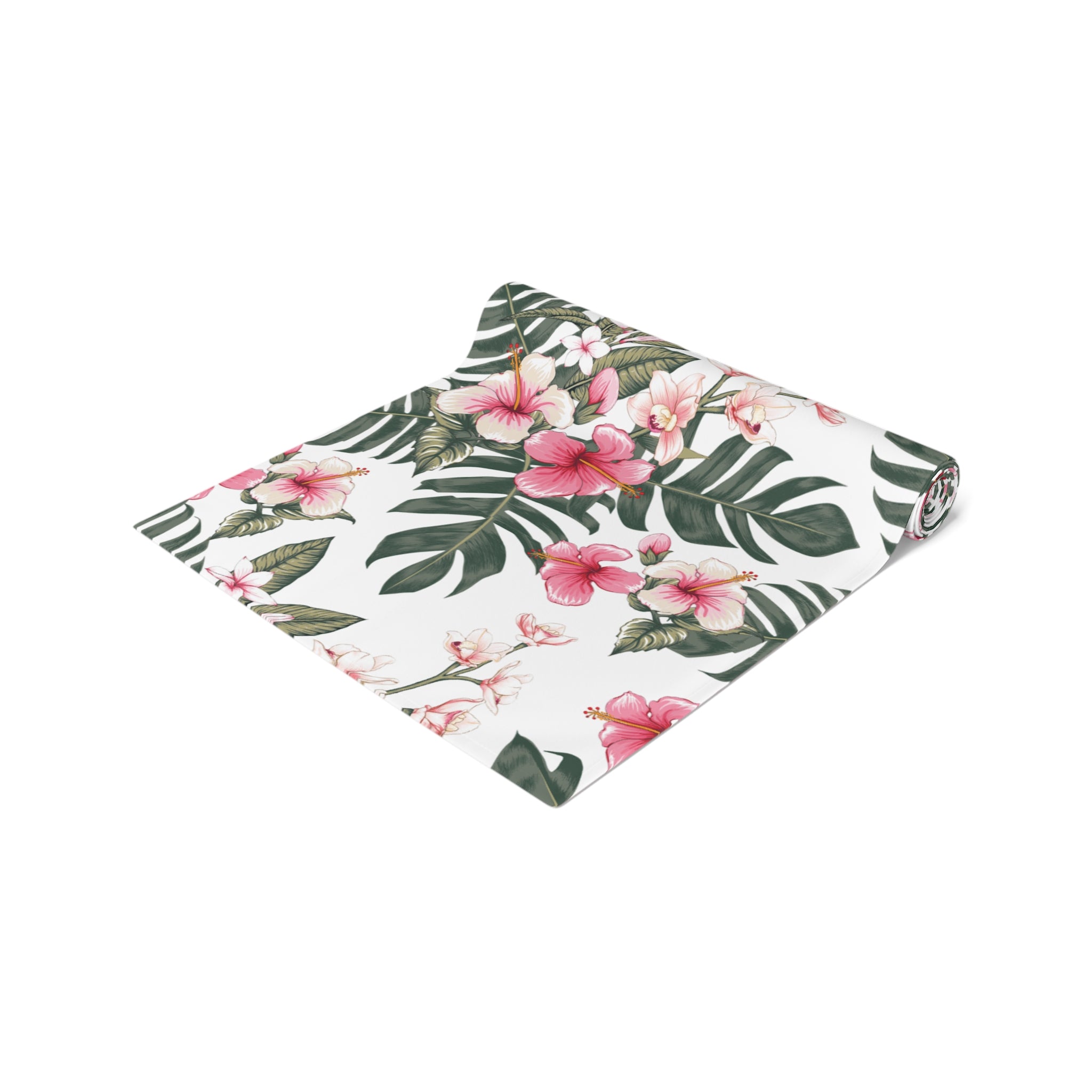 Floral Table Runner, Tropical Decor, Dining Table Centerpiece, Bohemian Home Accessories, Wedding Table Decor, Summer Events