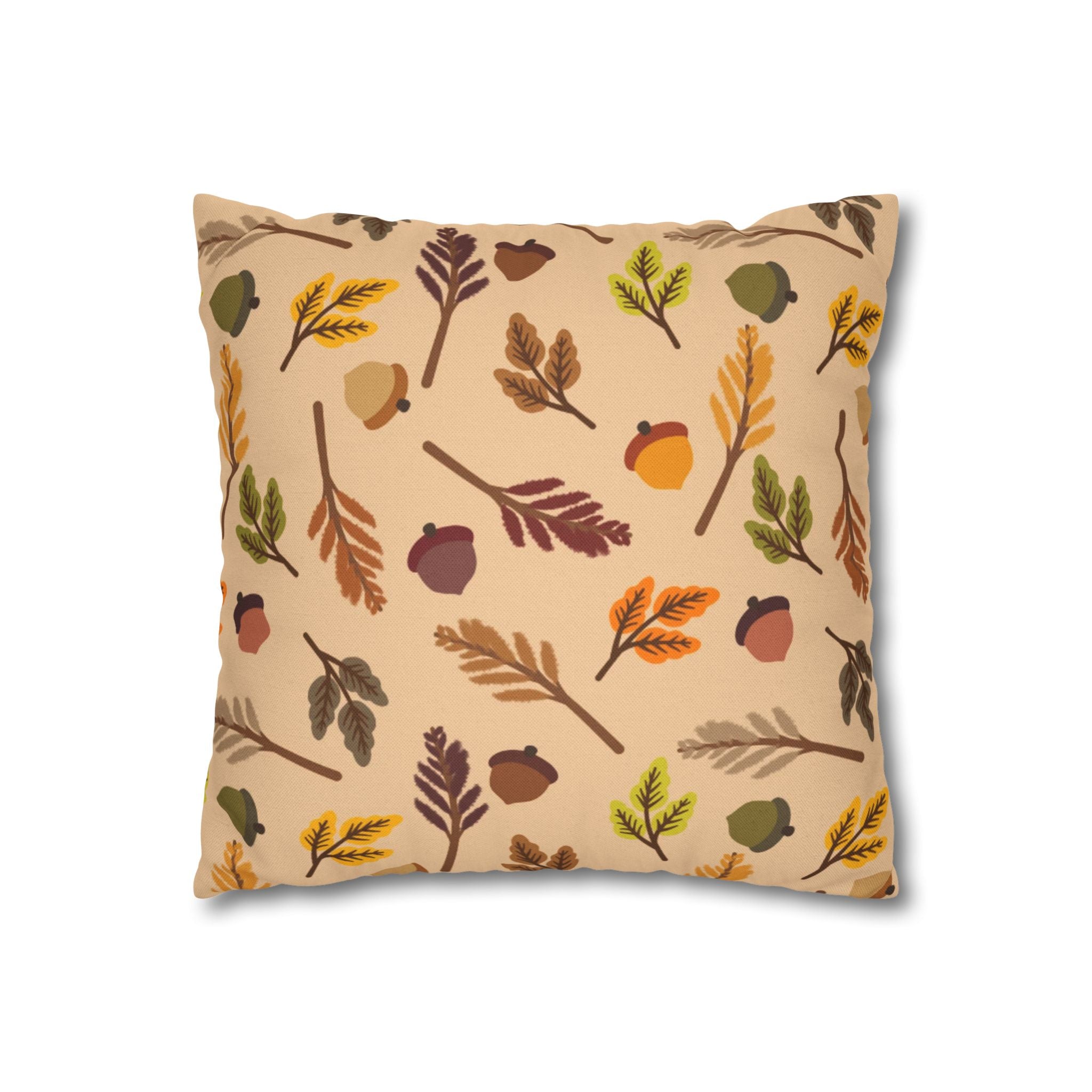 Autumn-Inspired Decorative Pillowcase, Cozy Home Decor, Fall Cushion Cover, Harvest-Themed Pillow