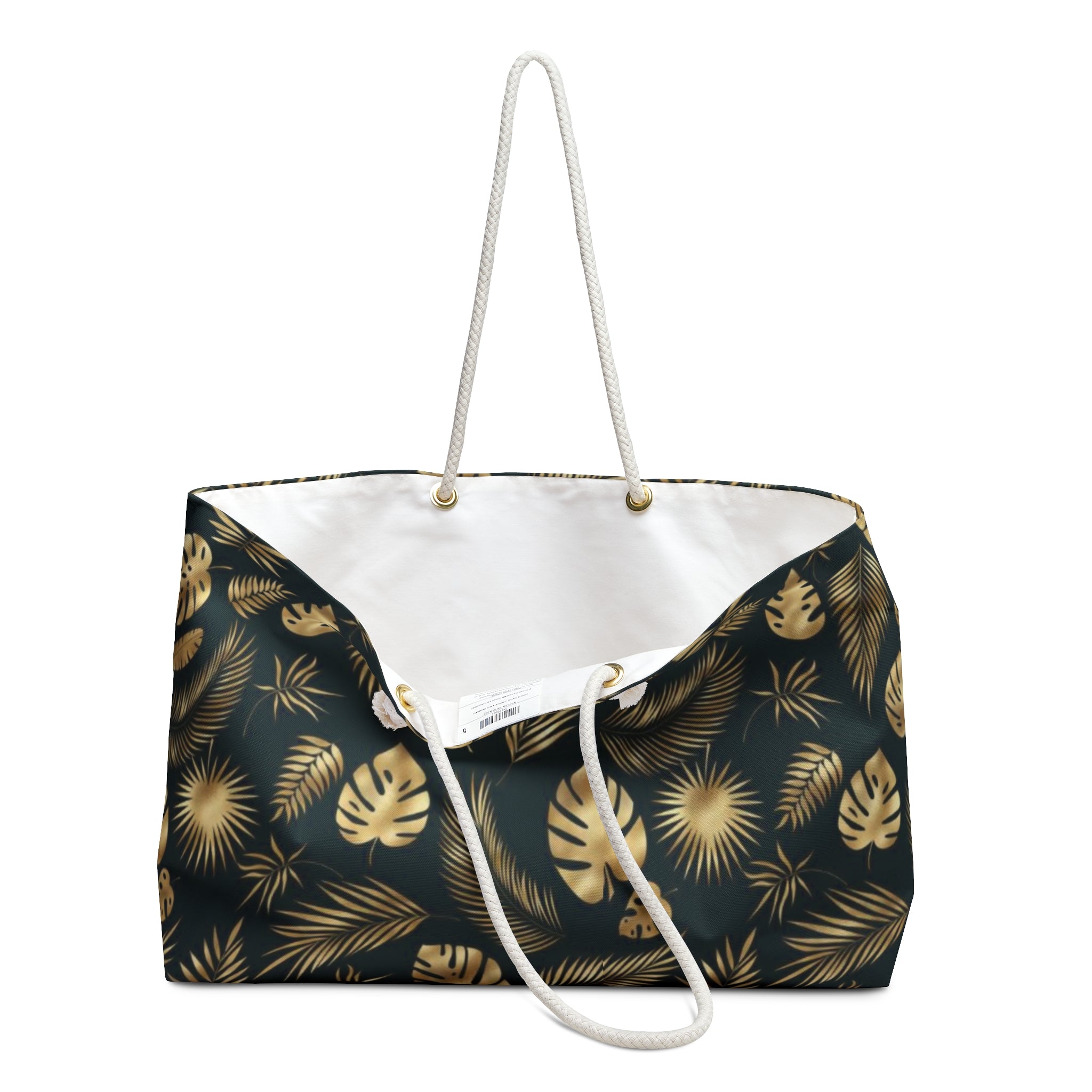 Chic Tropical Weekender Bag - Stylish Travel Tote for Pool Days, Vacations, Yoga, Beach Trips, Gifts