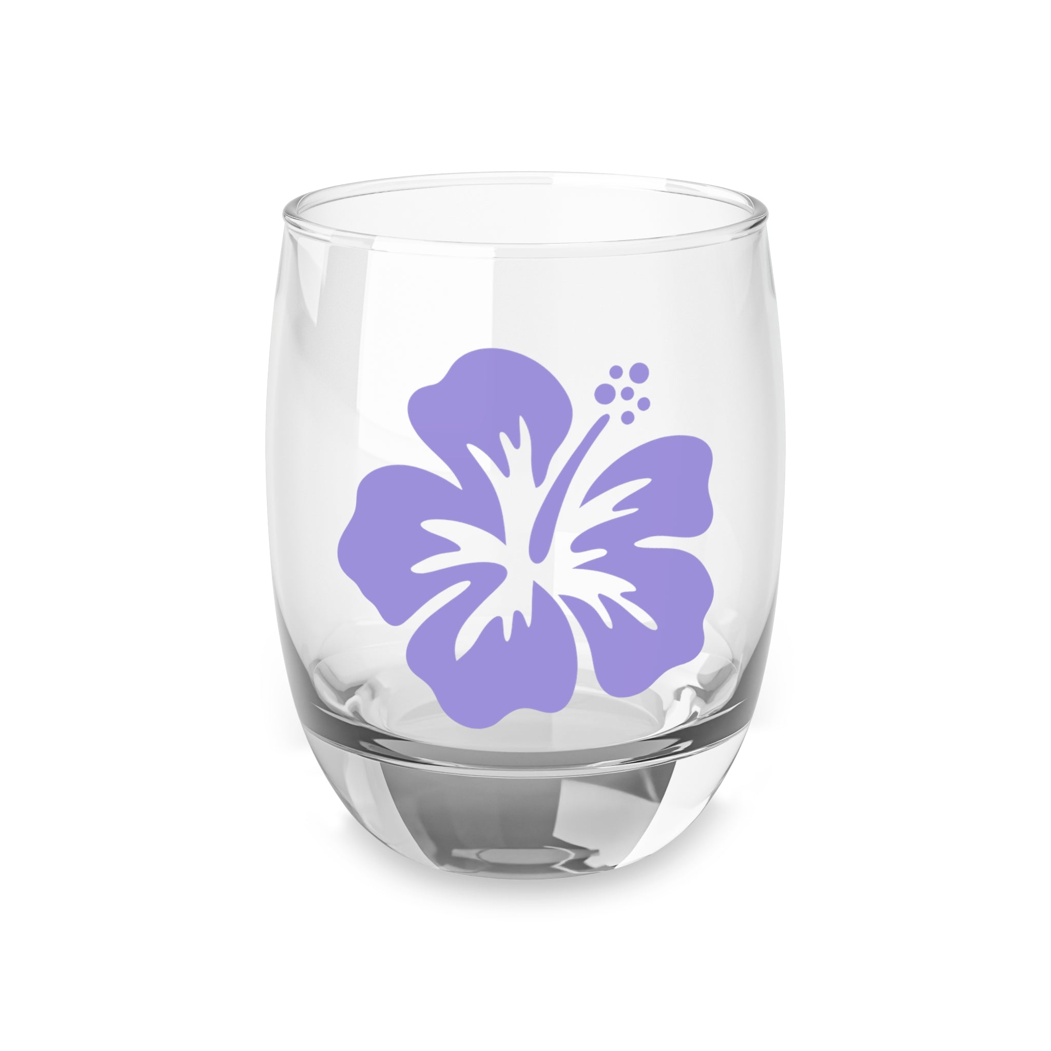 Hibiscus Whiskey Glass, Tropical Drinkware, Floral Barware, Summer Home Decor, Gift for Him, Relaxation Essentials