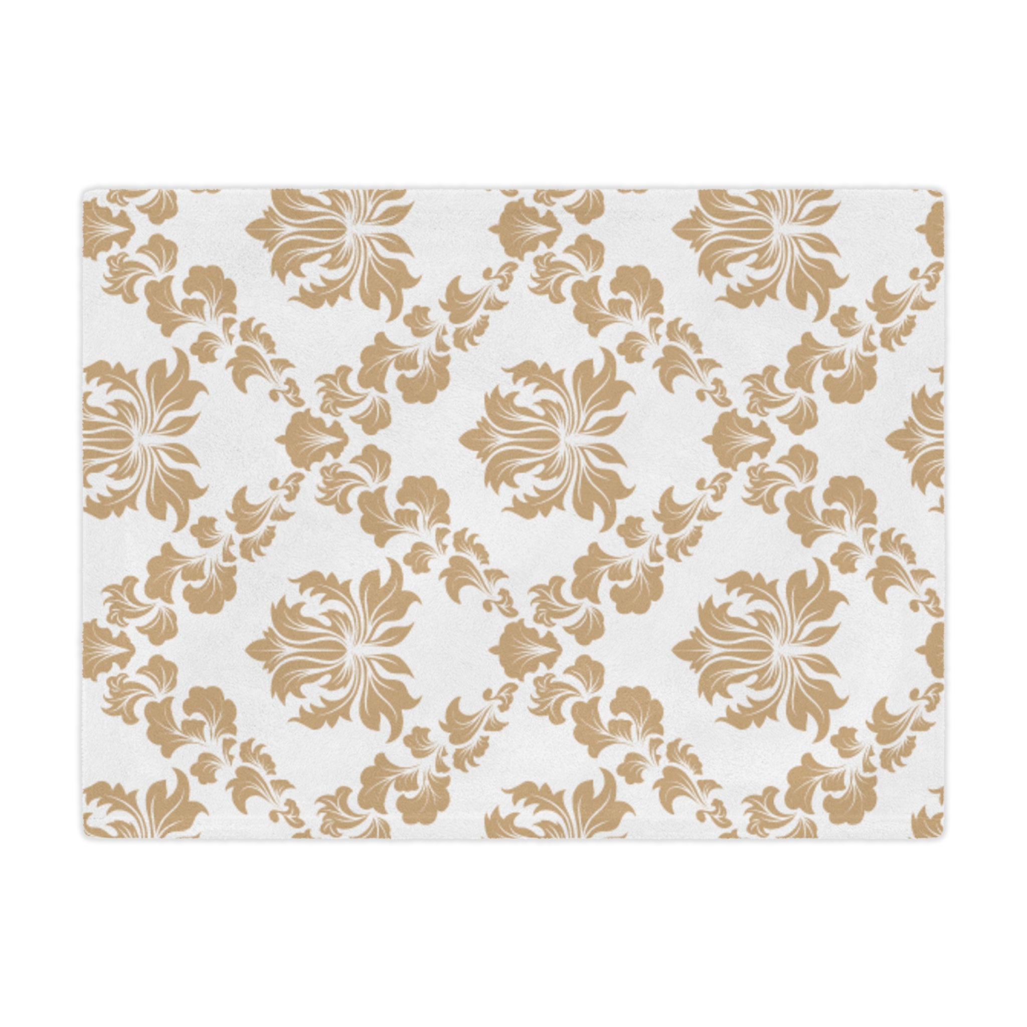 Elegant Floral Minky Blanket, Cozy Throw, Nursery Decor, Wedding Gift, Soft Plush Blanket, Home Decor