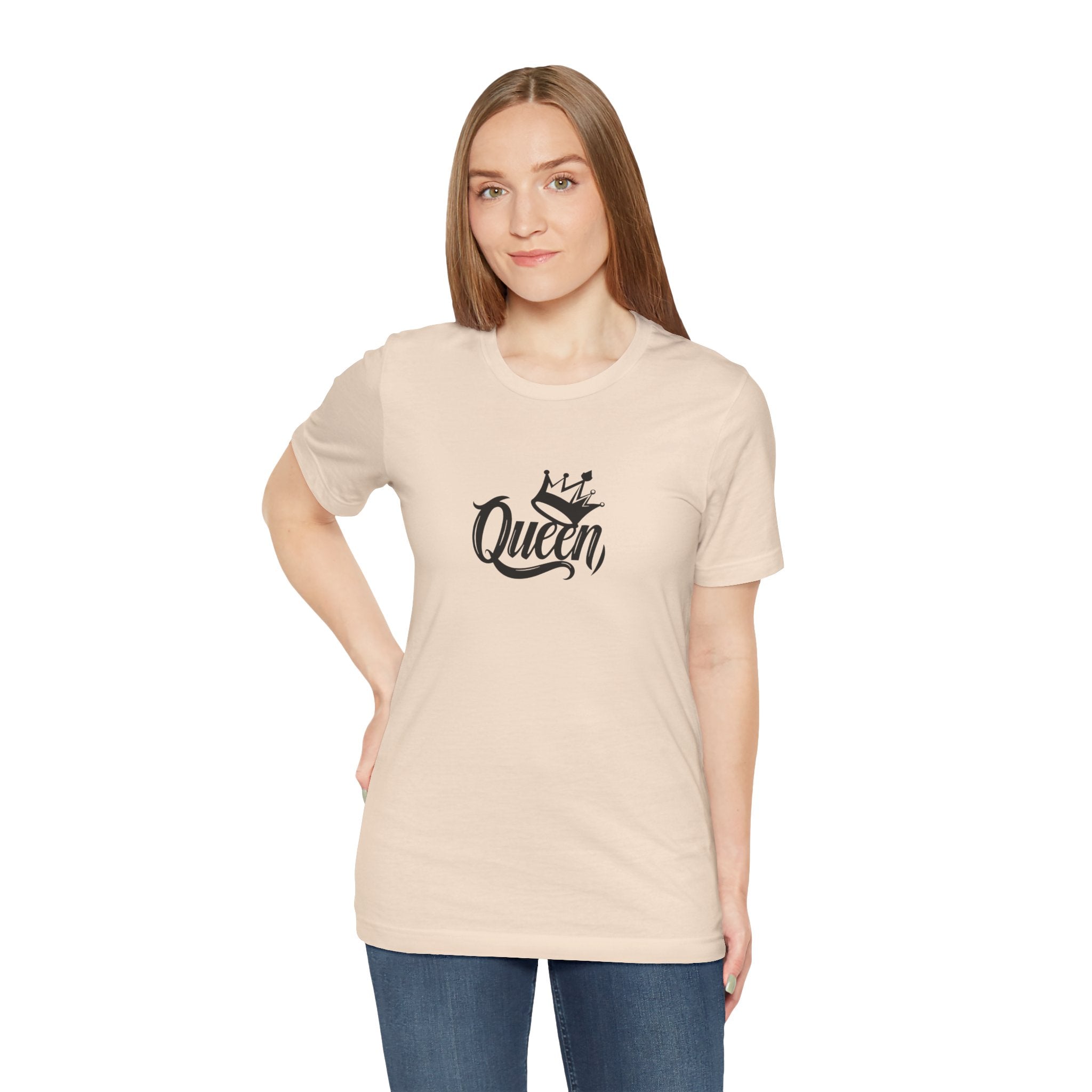 Queen Graphic Tee, Stylish Unisex T-Shirt, Perfect Gift for Her, Casual Wear, Birthday Present, Queen Crown Design