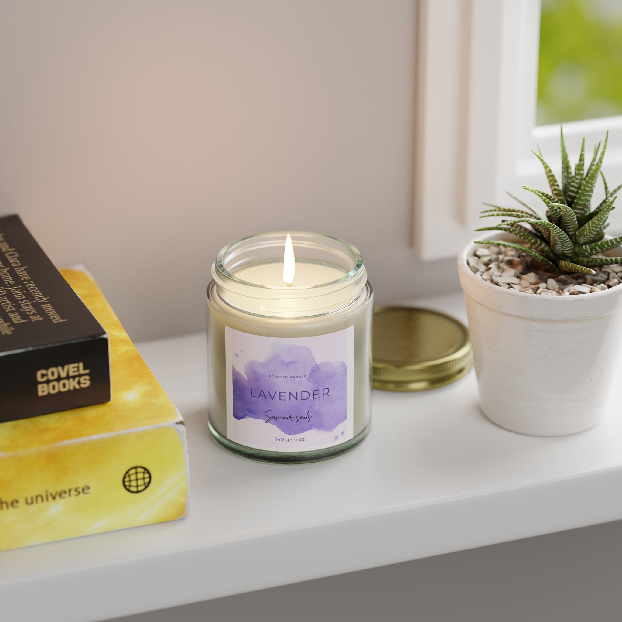 Lavender Scented Candles, Relaxing Atmosphere, Gifts for Spa Lovers, Home Decor, Aromatherapy