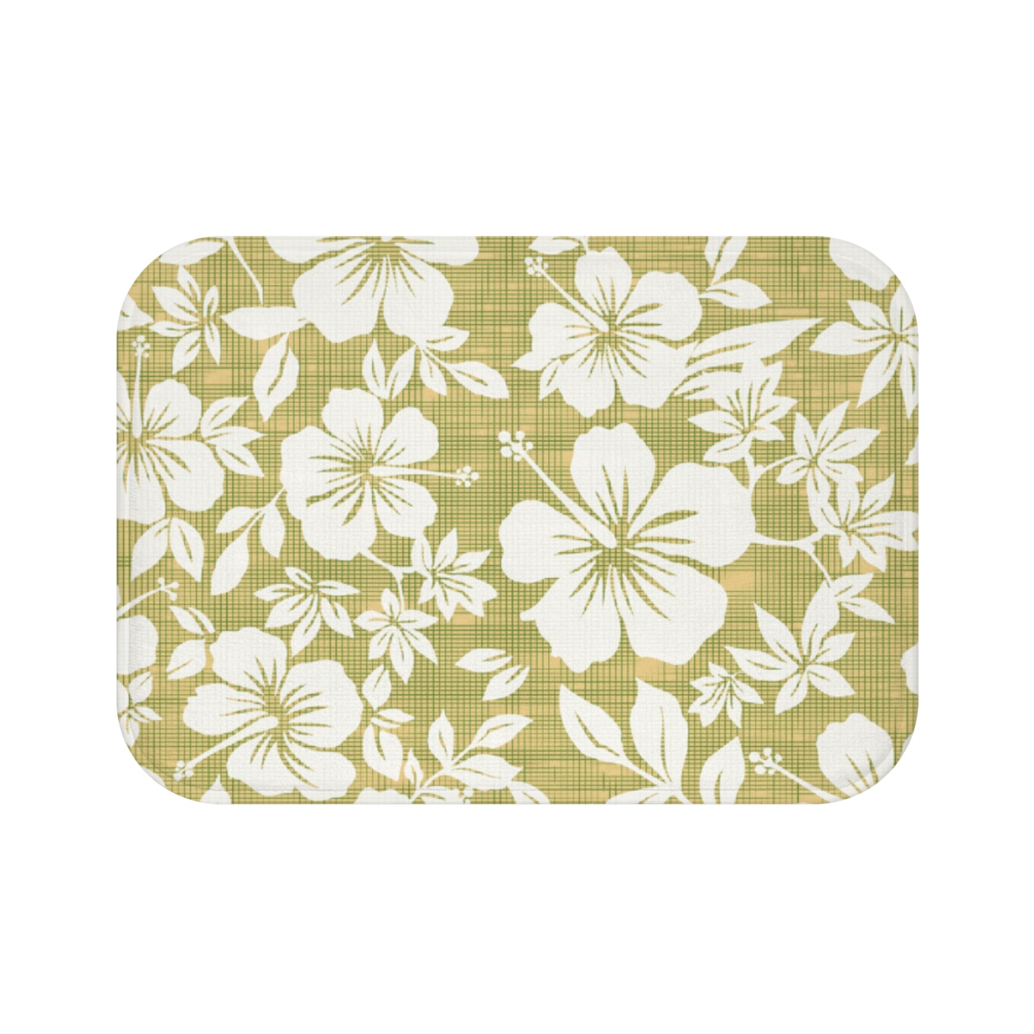 Botanical Bath Mat, Floral Bathroom Decor, Tropical Bath Rug, Home Spa Essentials, Gift for Her, Spring Decor