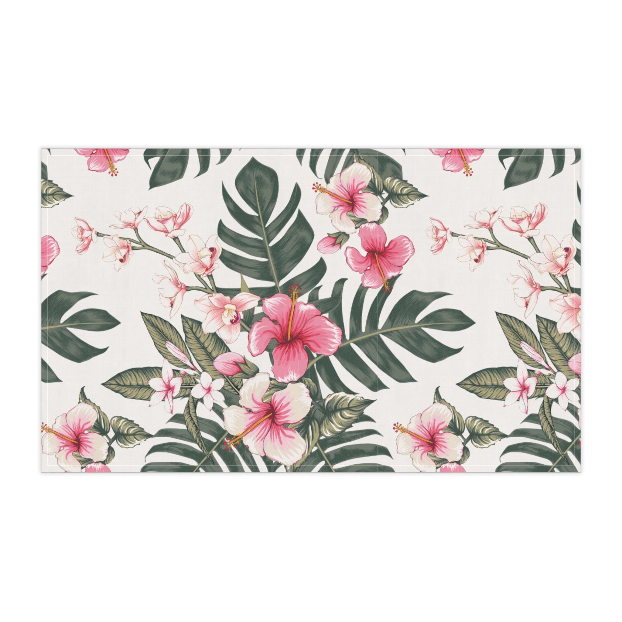 Tropical Floral Tea Towels, Kitchen Decor, Gift for Her, Housewarming, Summer Vibes, Botanical Home Accessories