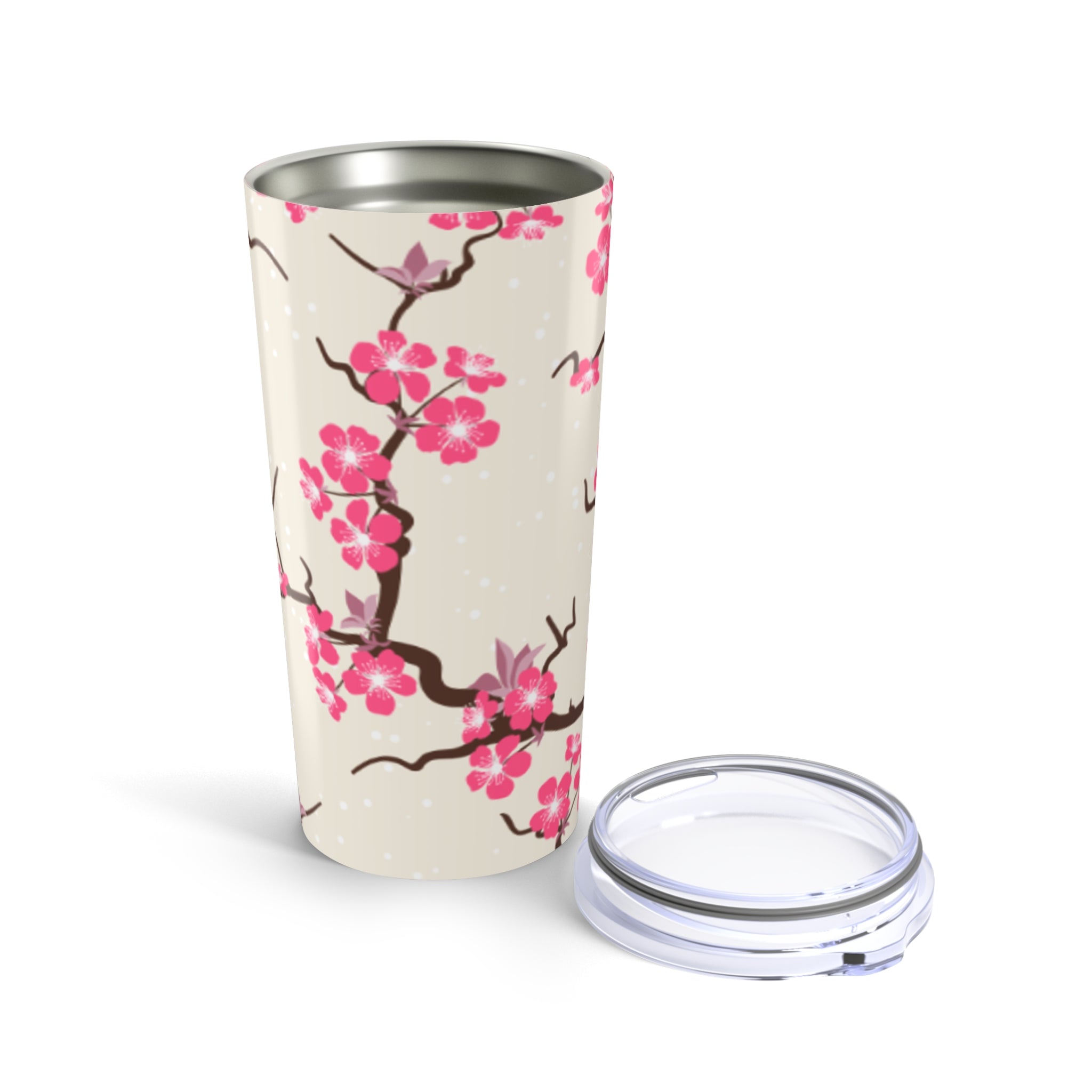 Blossom Floral Tumbler | 20oz Travel Mug for Hot & Cold Drinks | Perfect Gift for Spring, Nature Lovers, Housewarming